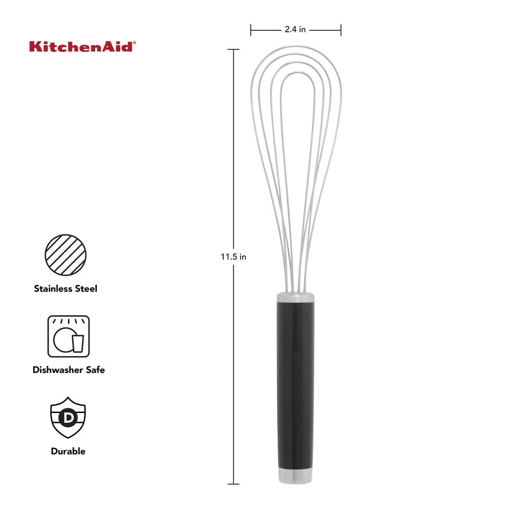 kitchenaid-flat-and-silicone-whisk-set-2-piece-black image 2