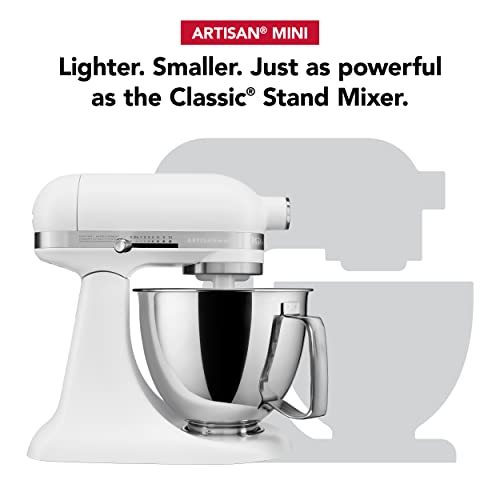 kitchenaid-artisan-mini-3-5-quart-tilt-head-stand-mixer-ksm3316x-in-matte-white image 8