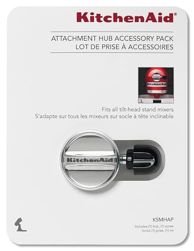 kitchenaid-attachment-hub-accessory-pack-hub-cover-screw-ksmhap-silver image 5