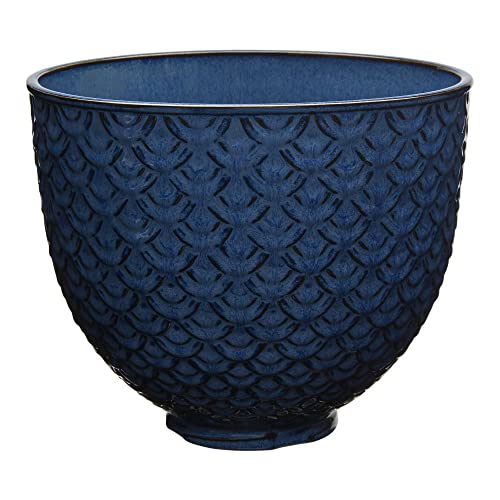 kitchenaid-5-quart-ceramic-bowl-for-tilt-head-stand-mixers-blue-mermaid-lace image 5