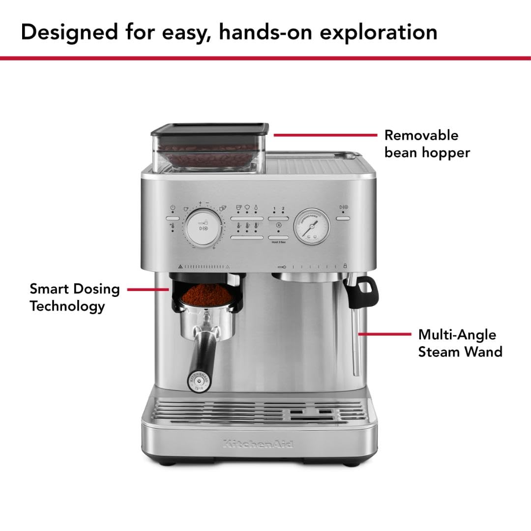 kitchenaid-semi-automatic-espresso-machine-with-burr-grinder-2-5l-kes6551sx-brus image 3