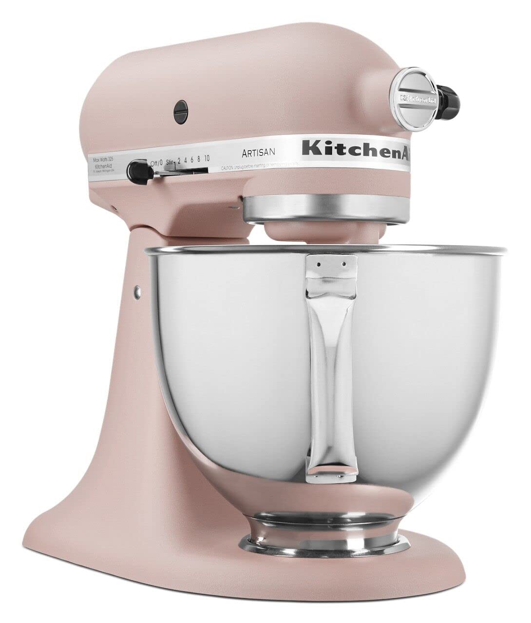 kitchenaid-artisan-series-5-quart-tilt-head-stand-mixer-ksm150ps-feather-pink image 2