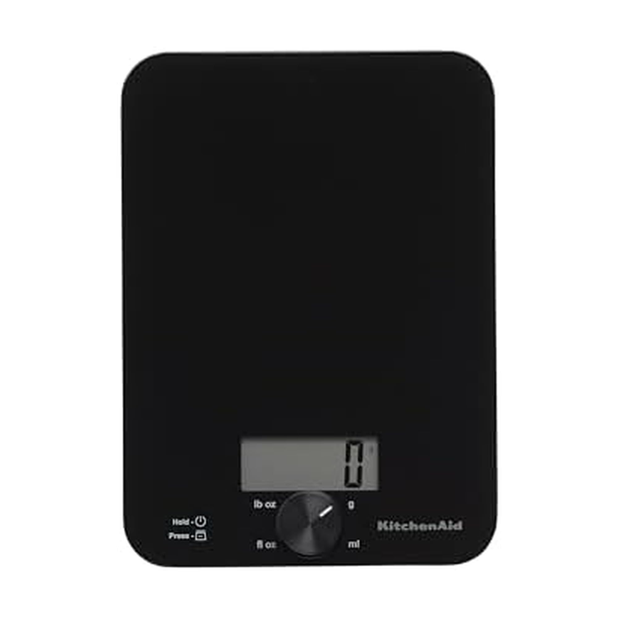 kitchenaid-kq914ba-digital-glass-top-kitchen-and-food-scale-11-lb-capacity-black image 1