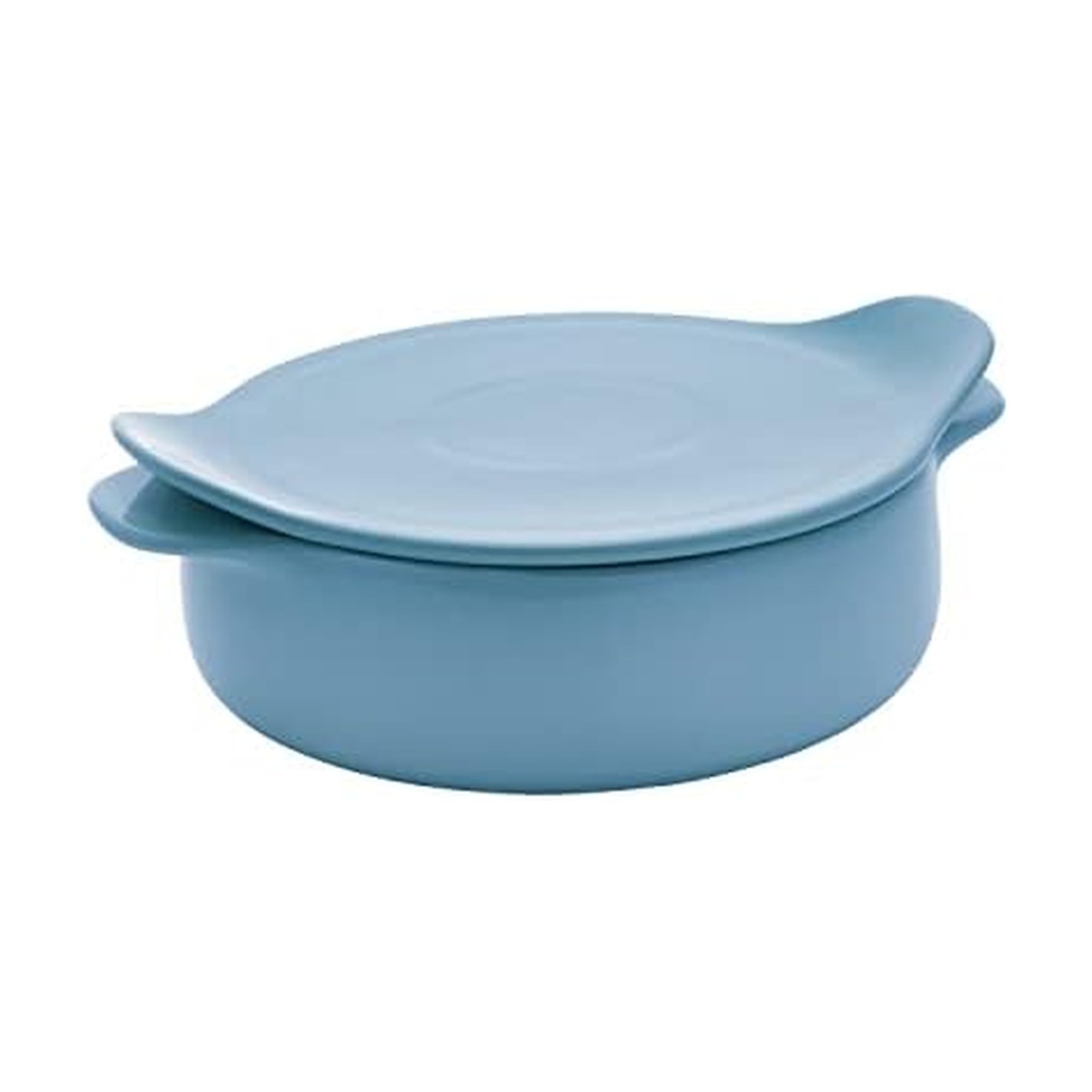 kitchenaid-vitrified-stoneware-round-casserole-baker-with-lid-trivet-2-quart image 6