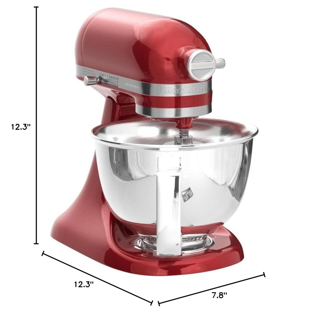kitchenaid-artisan-mini-3-5-quart-tilt-head-stand-mixer-empire-red-model-ksm3316 image 8
