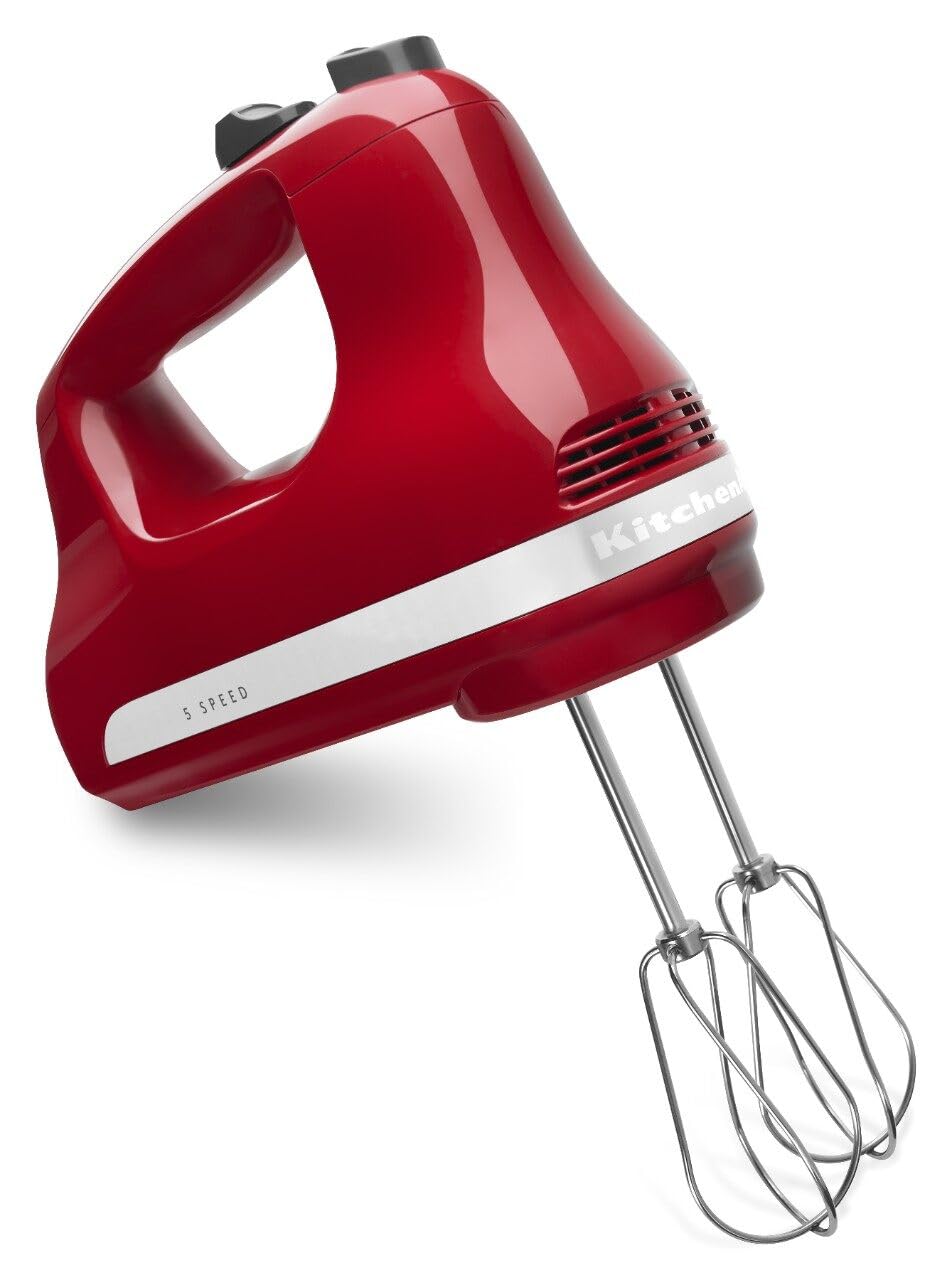 kitchenaid-5-ultra-power-speed-hand-mixer-khm512-empire-red image 1