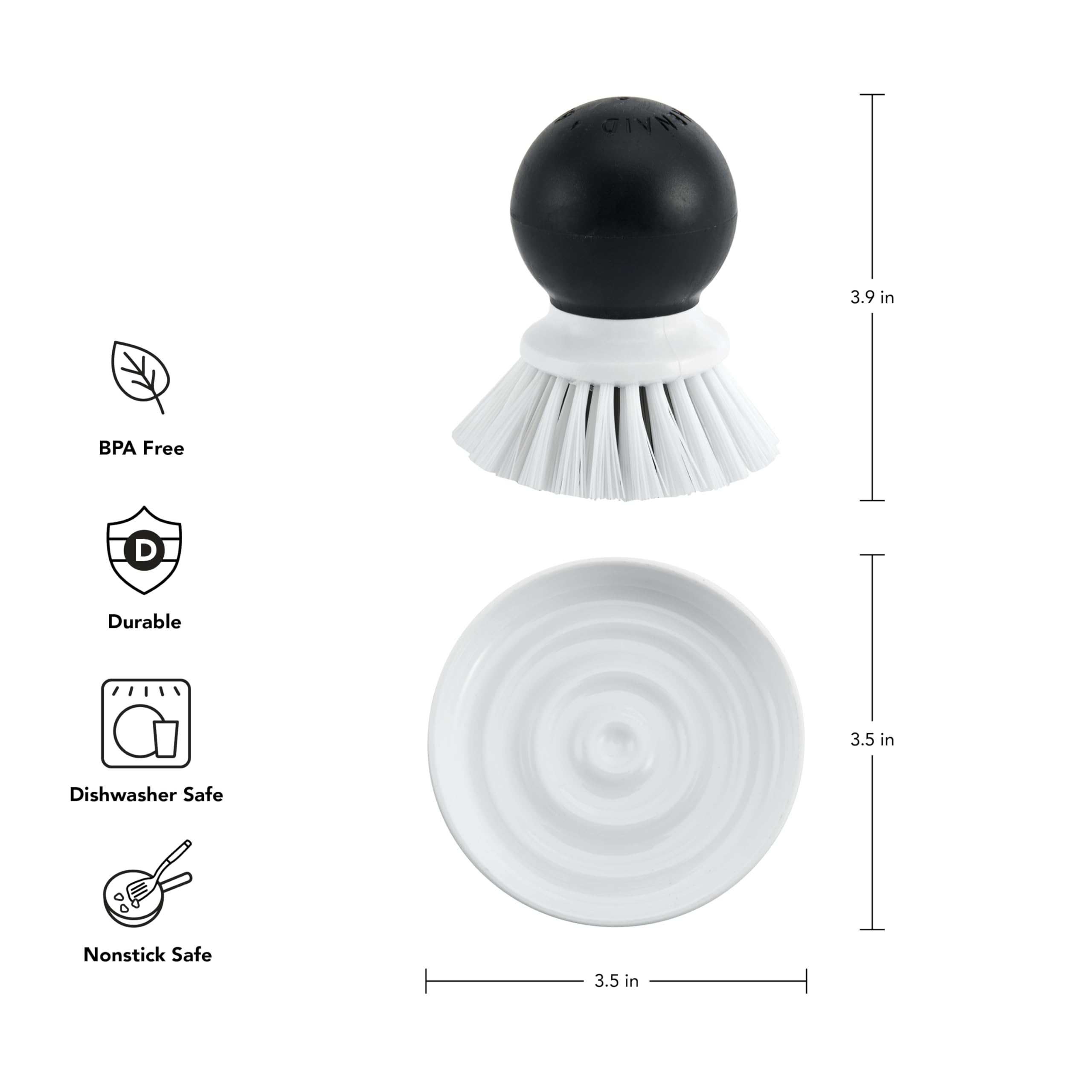 kitchenaid-palm-brush-with-dish-tray-2-piece-set-black-durable-nylon-bristles image 2