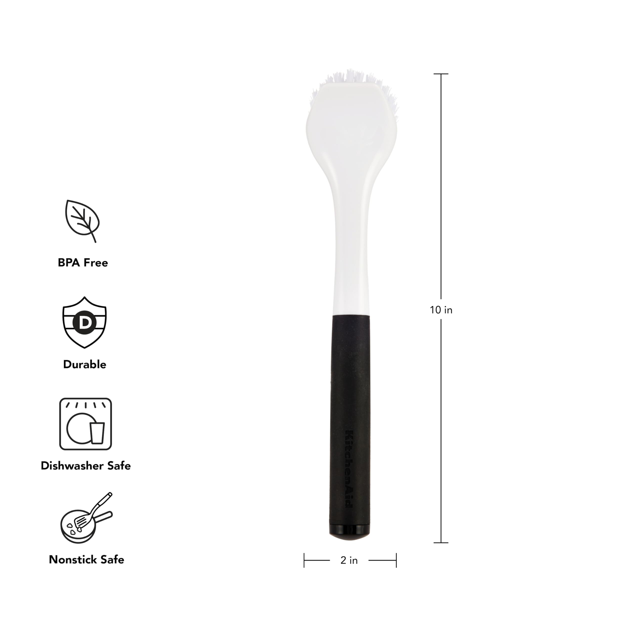 kitchenaid-pot-and-pan-round-head-plastic-sink-brush-black-safe-for-nonstick-coo image 2