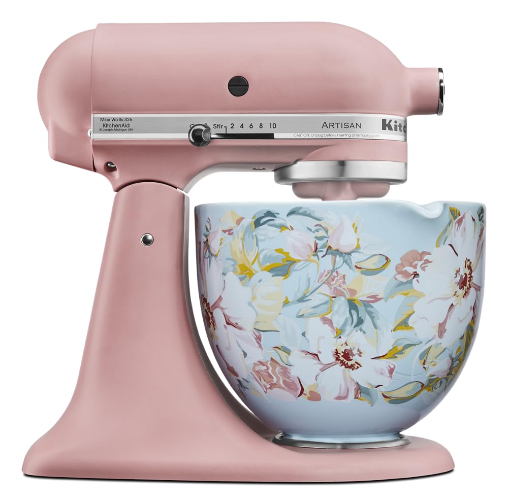 kitchenaid-5-quart-ceramic-bowl-for-tilt-head-mixers-white-gardenia image 2