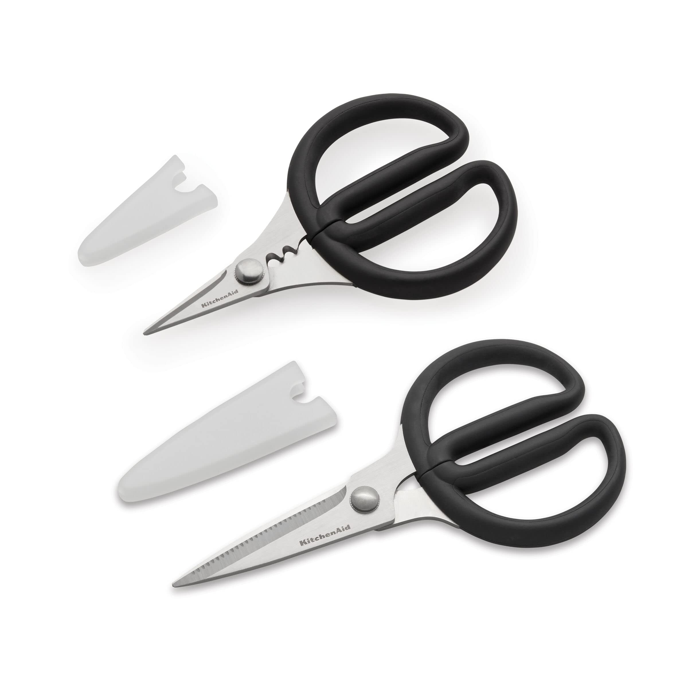 kitchenaid-stainless-steel-all-purpose-utility-and-herb-shears-set-with-soft-tou image 7