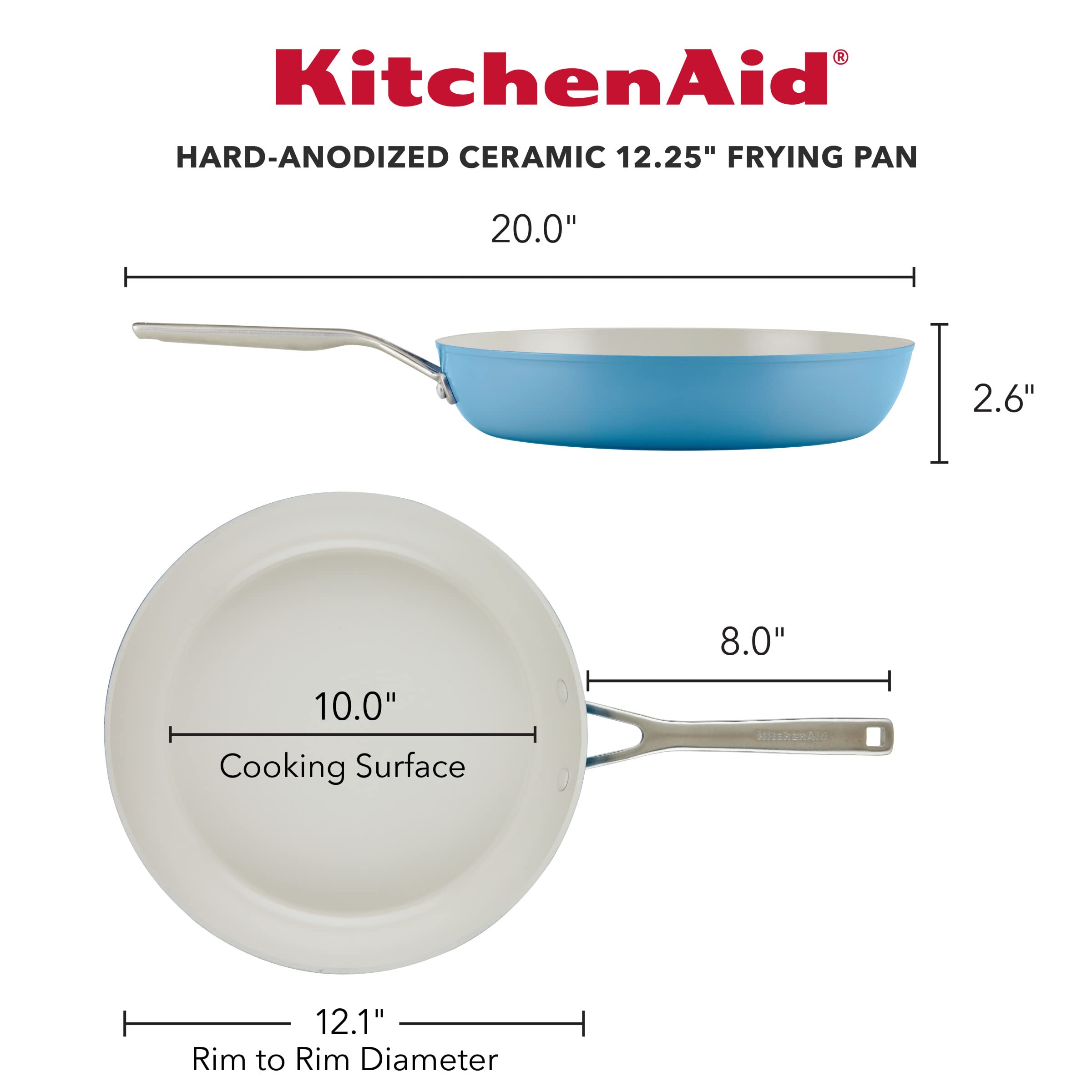 kitchenaid-hard-anodized-ceramic-nonstick-frying-pan-skillet-12-25-inch-blue-vel image 2