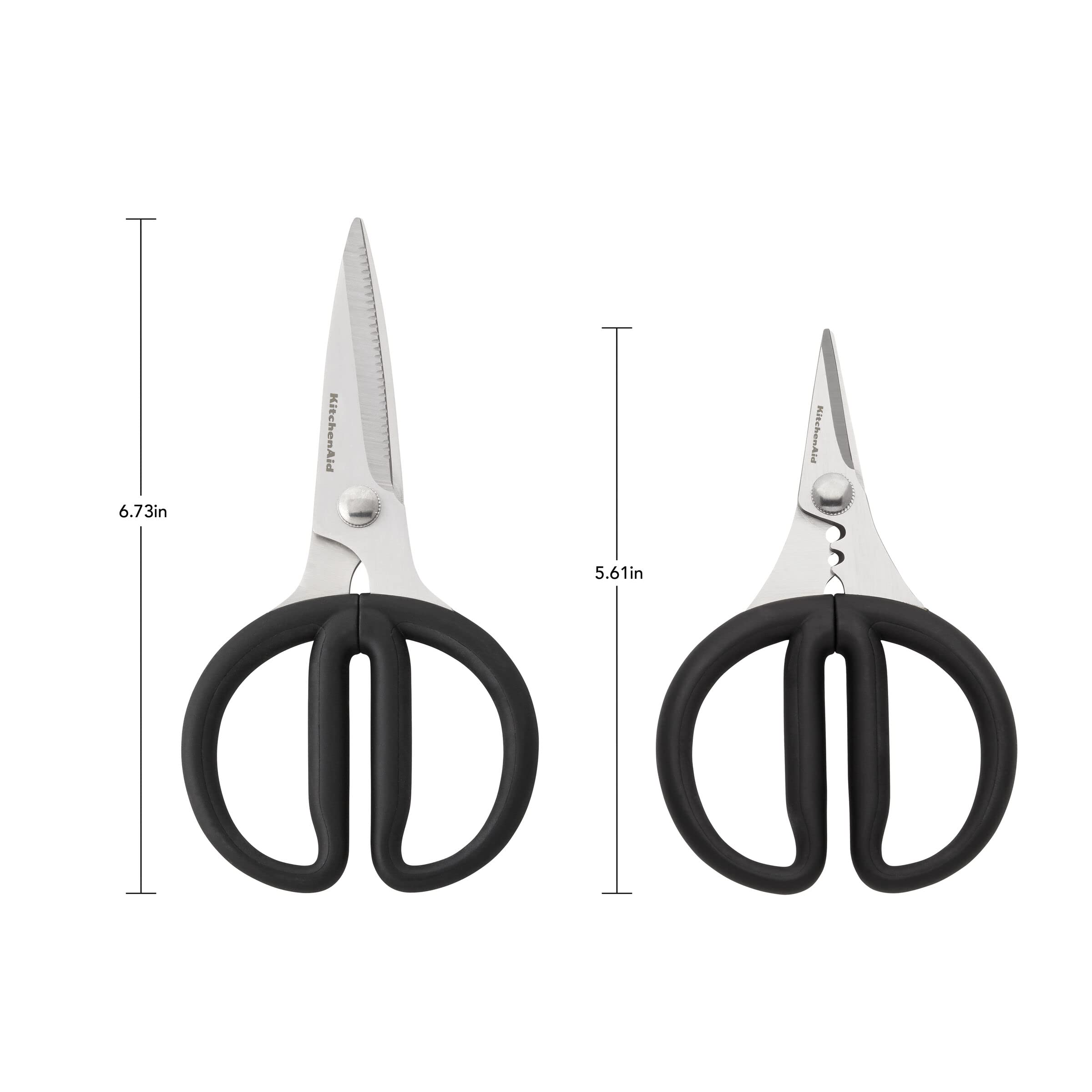 kitchenaid-stainless-steel-all-purpose-utility-and-herb-shears-set-with-soft-tou image 2