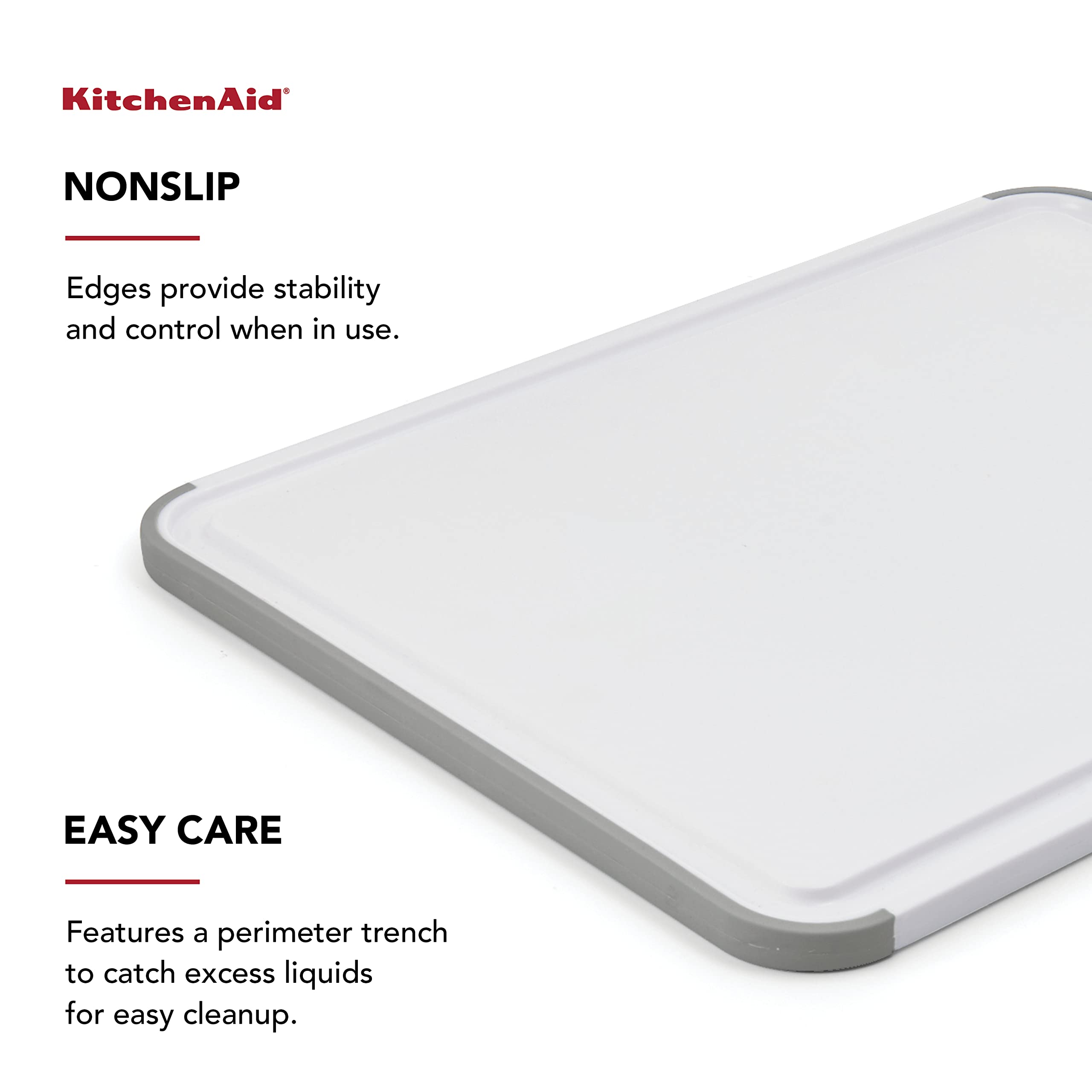 kitchenaid-classic-cutting-board-11x14-inch-white-and-gray image 3
