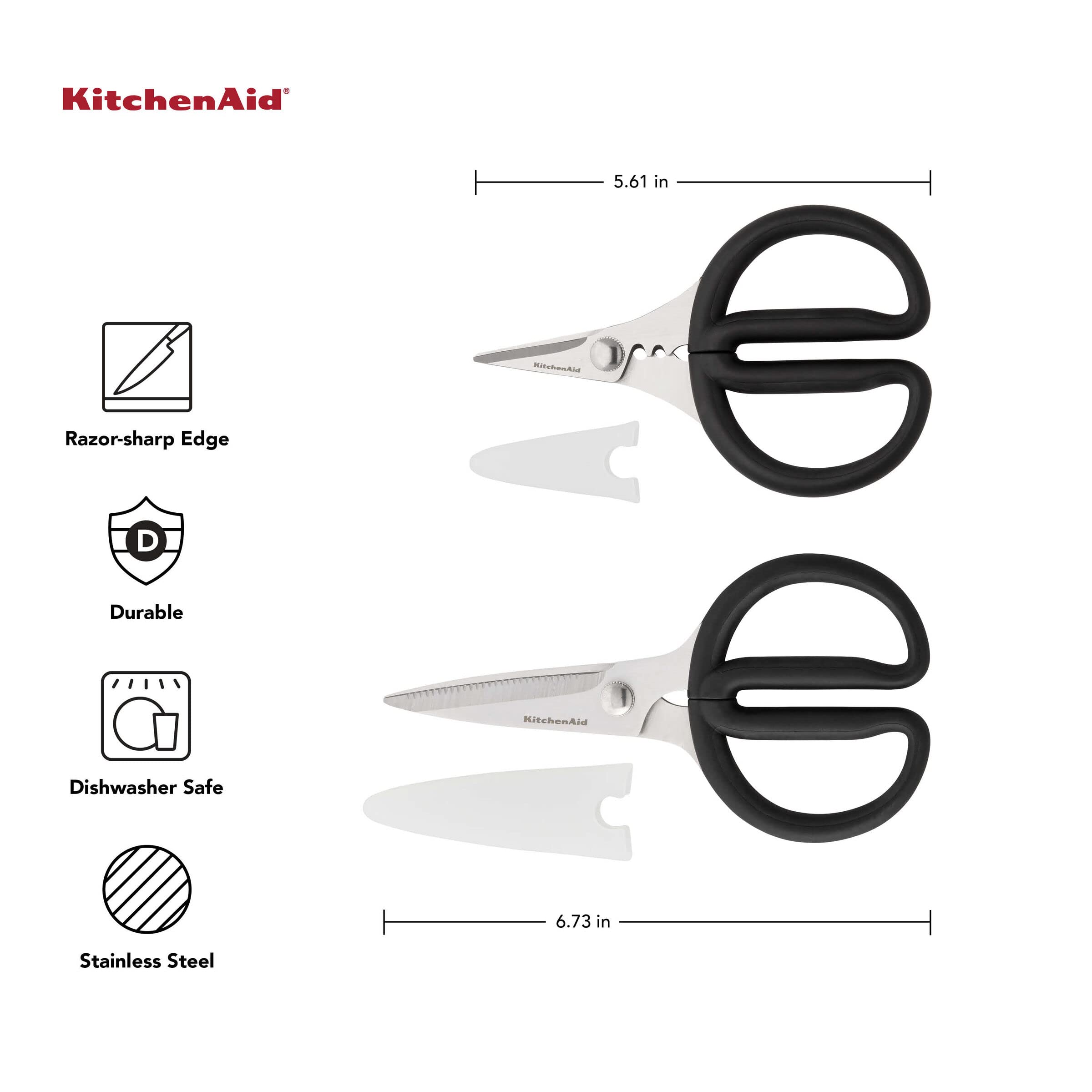 kitchenaid-stainless-steel-all-purpose-utility-and-herb-shears-set-with-soft-tou image 3