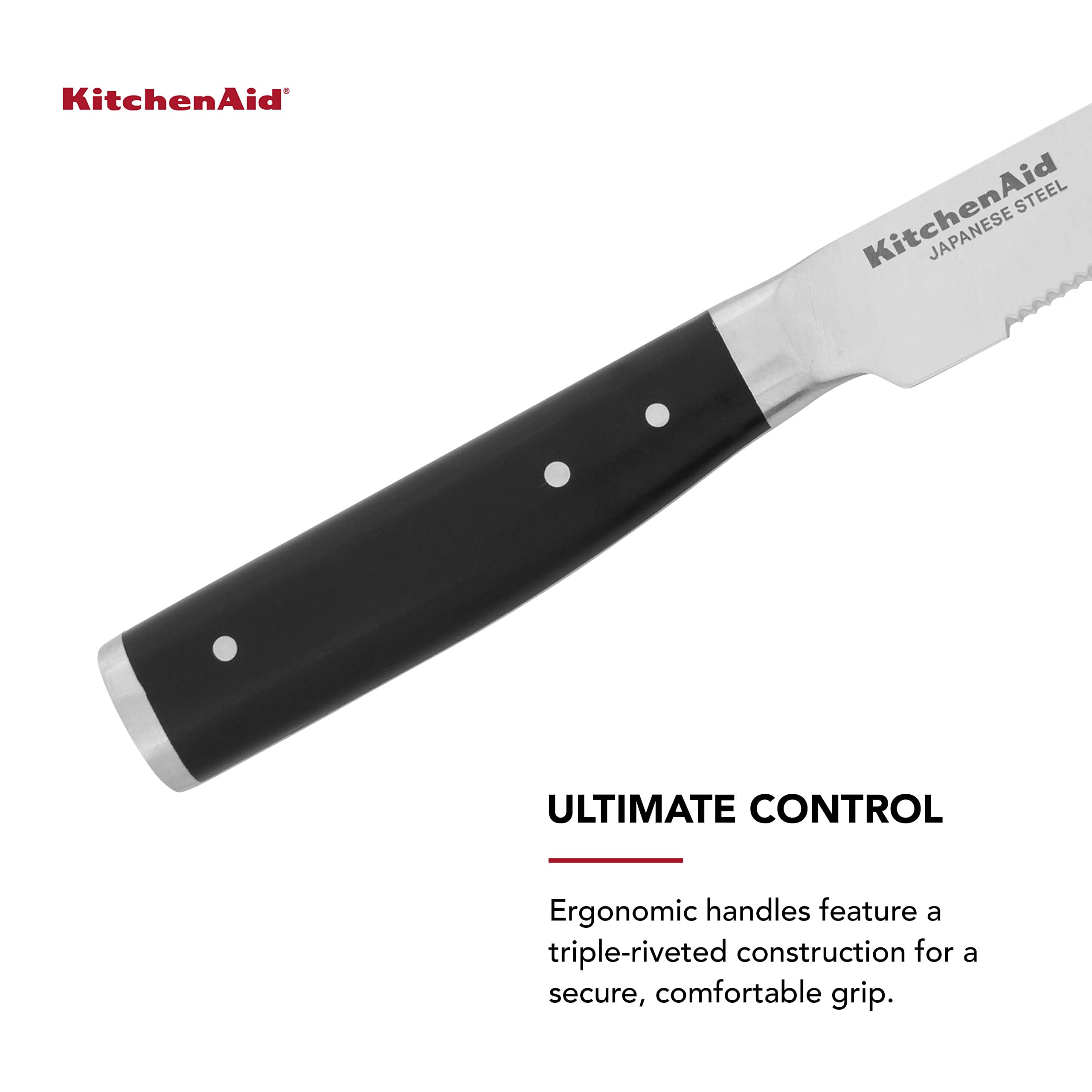 kitchenaid-gourmet-4-piece-forged-triple-rivet-steak-knife-set-4-5-inch-black image 3