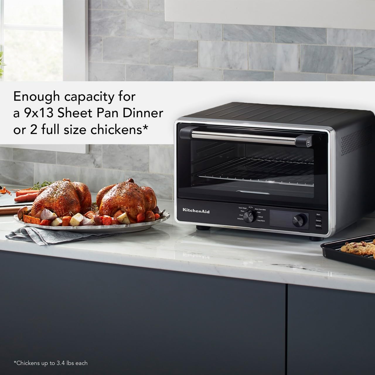 kitchenaid-digital-countertop-oven-with-air-fry-pizza-stone-kco128bm-black-matte image 7