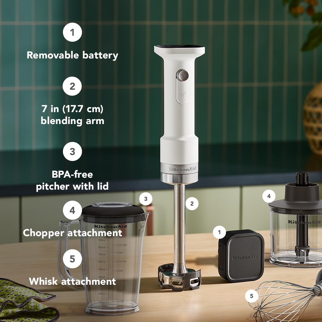 kitchenaid-go-cordless-hand-blender-with-accessories-porcelain-white-khbrv75 image 3