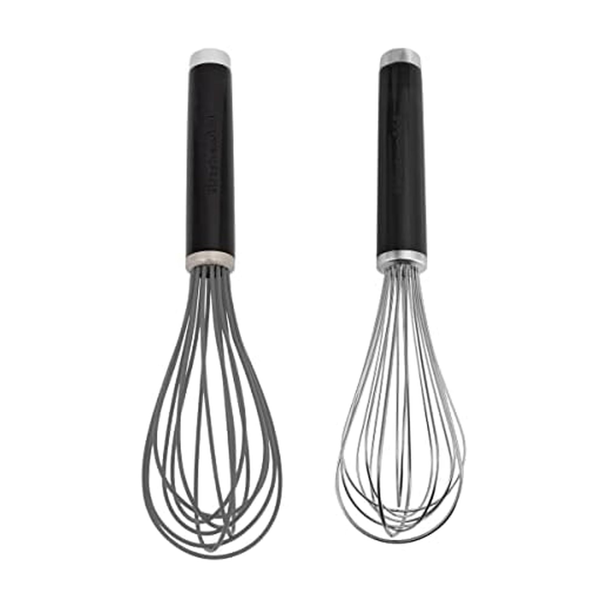 kitchenaid-utility-and-silicone-whisk-set-set-of-2-black-silicone-coated-whisk image 1