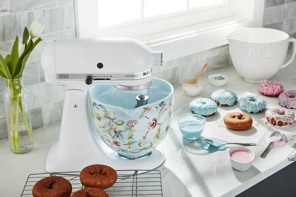 kitchenaid-5-quart-ceramic-bowl-for-tilt-head-mixers-white-gardenia image 3
