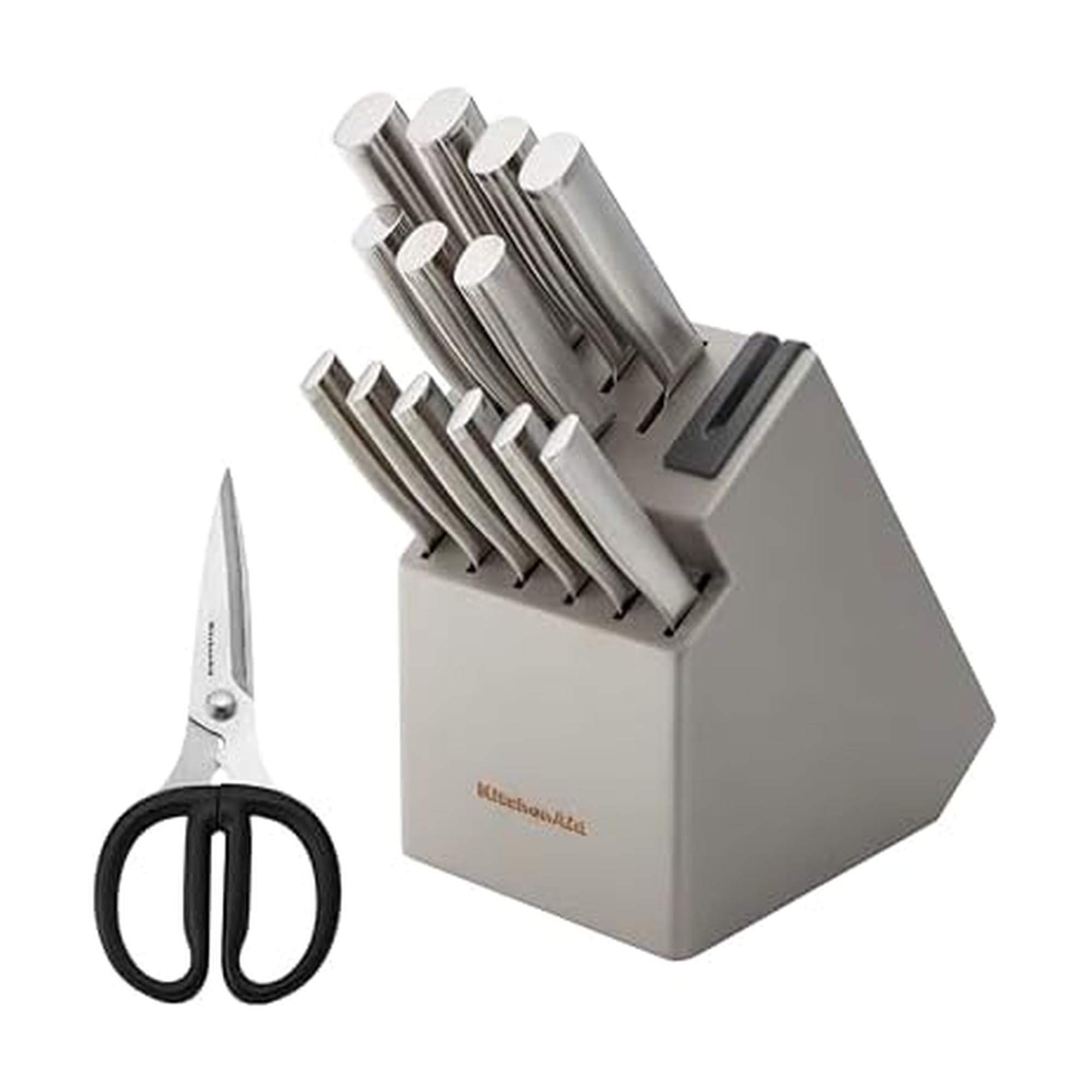 kitchenaid-gourmet-15-piece-forged-knife-block-set-with-built-in-sharpener image 1