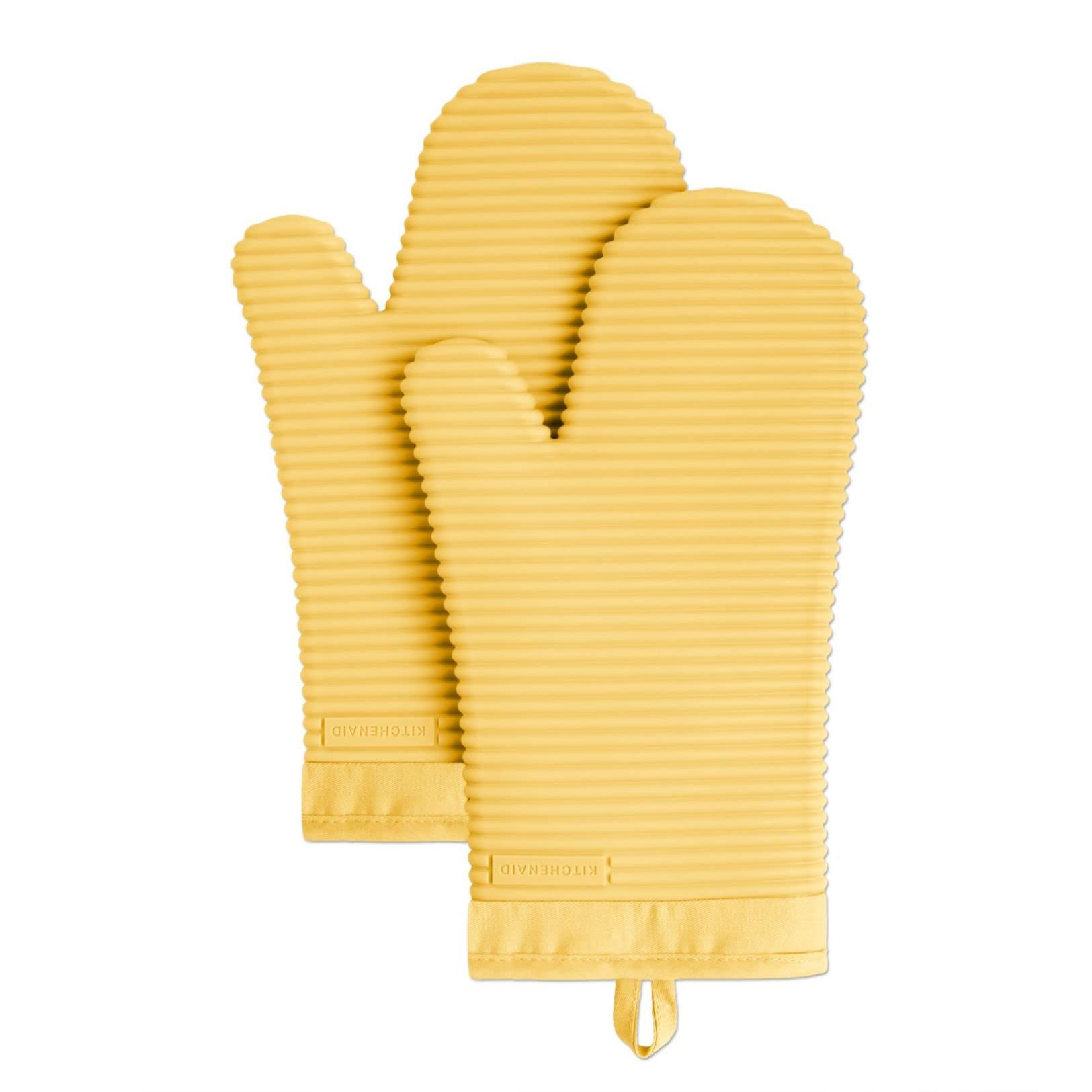 kitchenaid-ribbed-soft-silicone-oven-mitt-2-pack-set-7-5-x13-dried-rose image 6