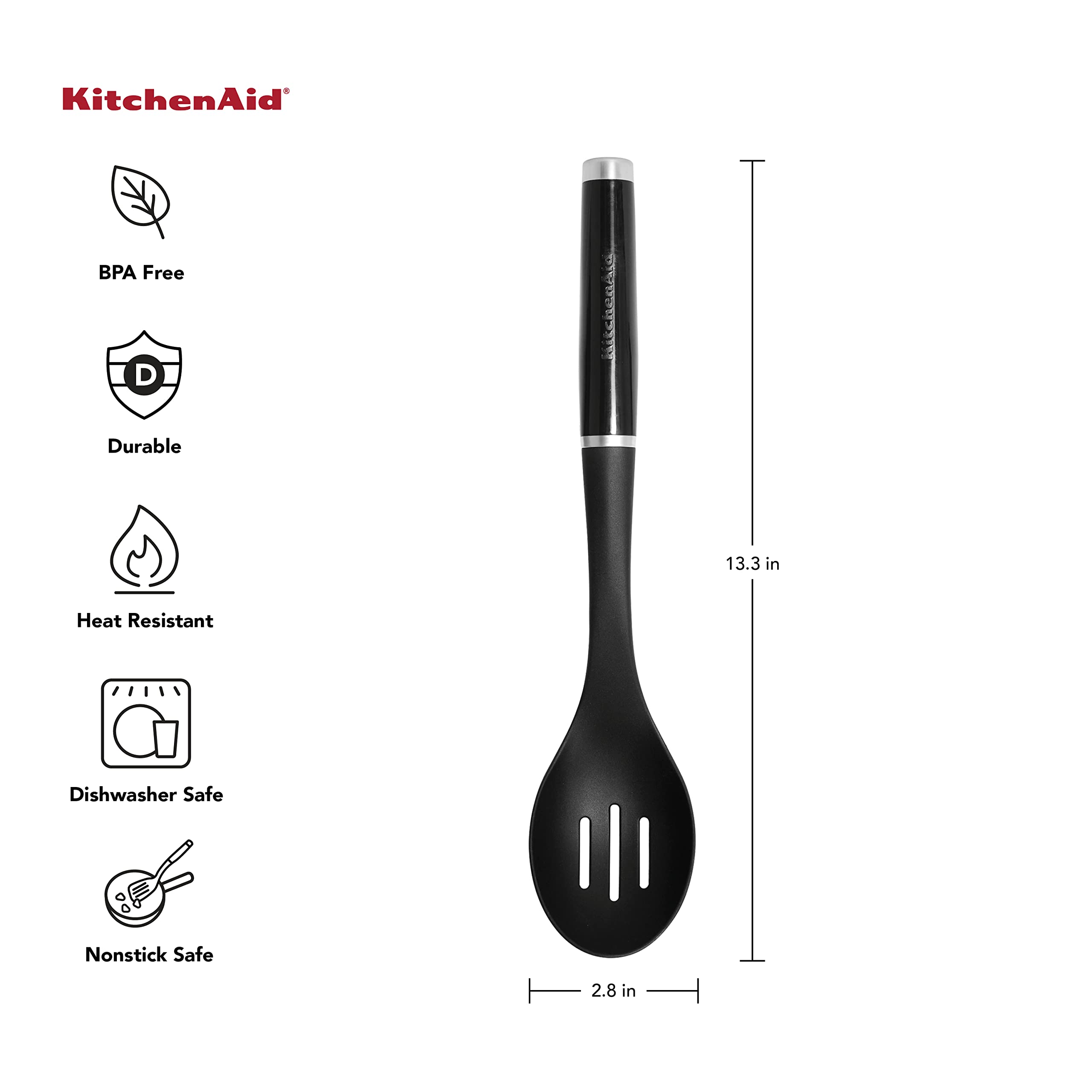 kitchenaid-classic-slotted-spoon-black image 2