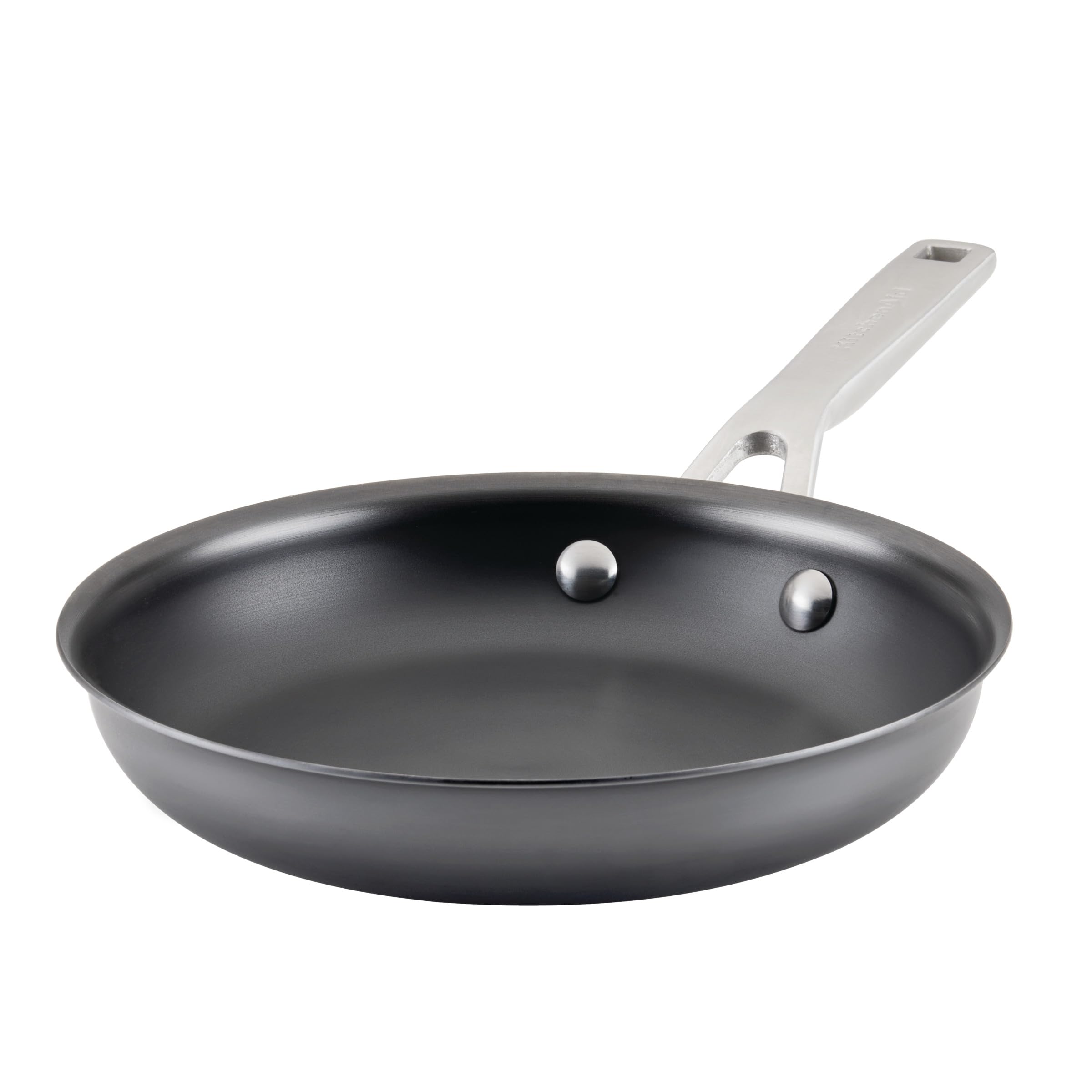 kitchenaid-nitro-carbon-steel-frying-pan-skillet-stainless-handle-8-5-inch-black image 1