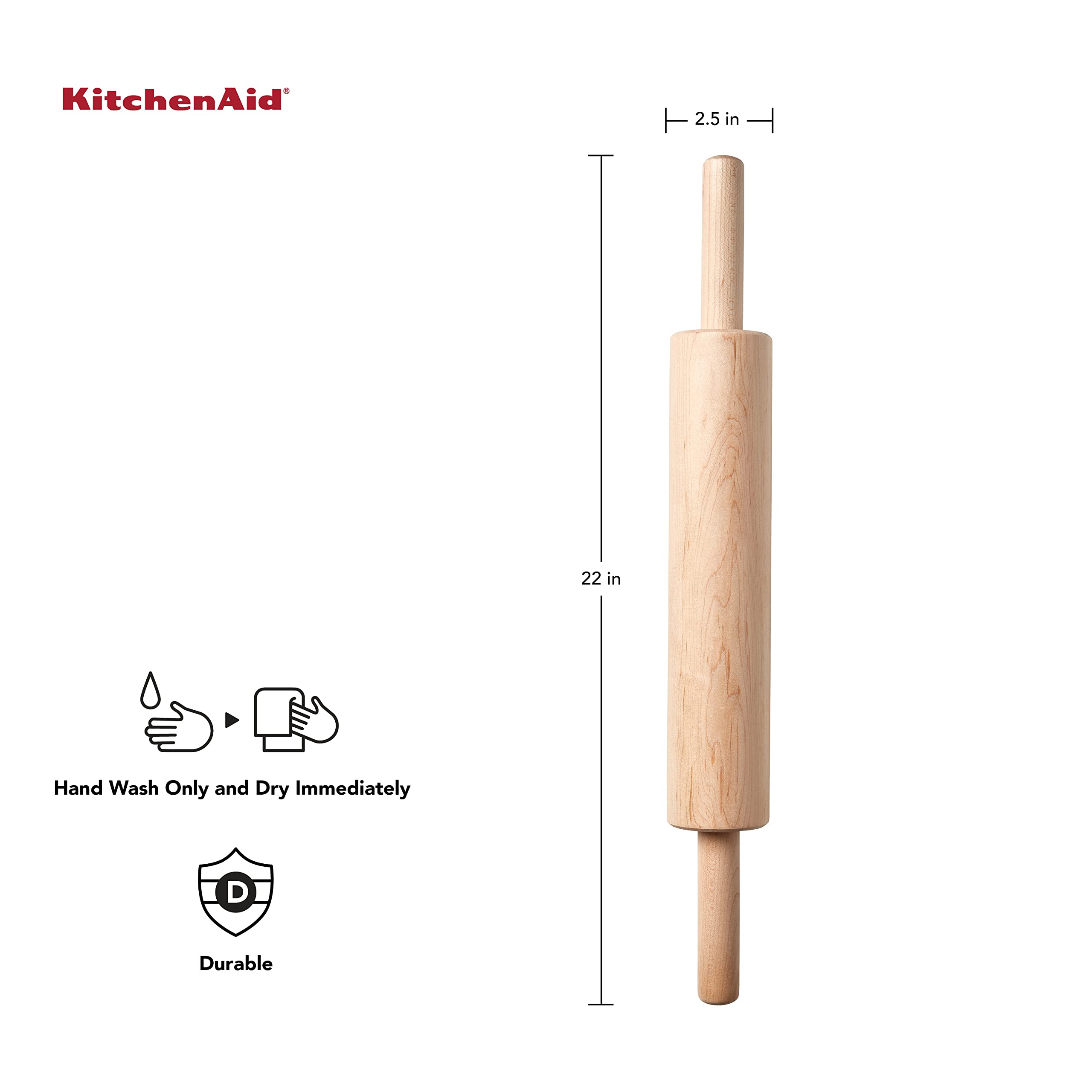 kitchenaid-gourmet-rolling-pin-22-inch-red image 7