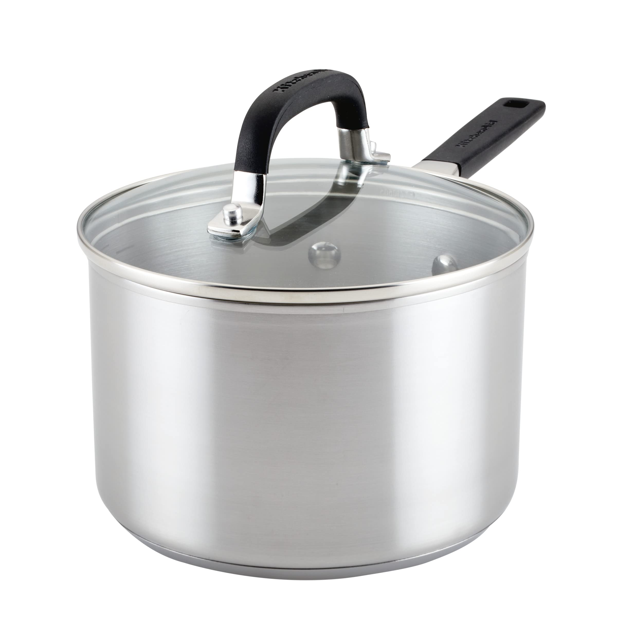 kitchenaid-3-quart-brushed-stainless-steel-induction-saucepan-with-lid image 1