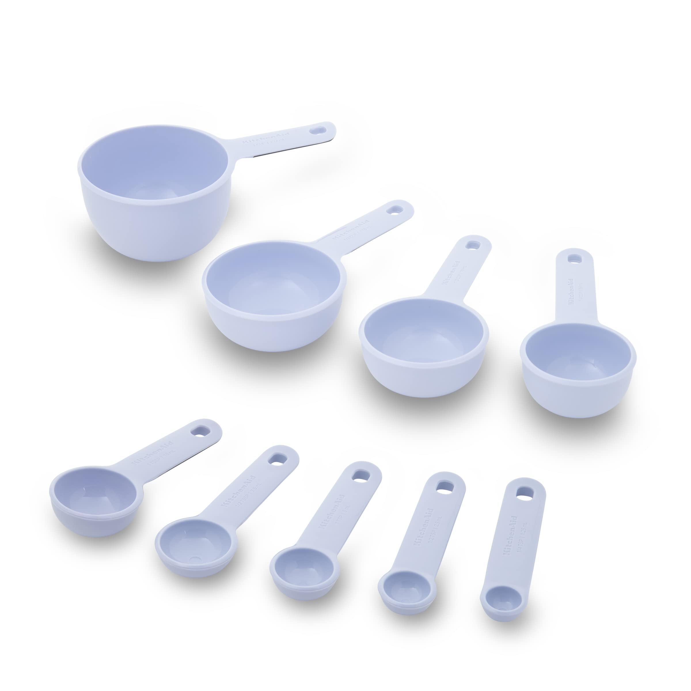 kitchenaid-universal-9-piece-measuring-cup-and-spoon-set-lavender-cream image 2