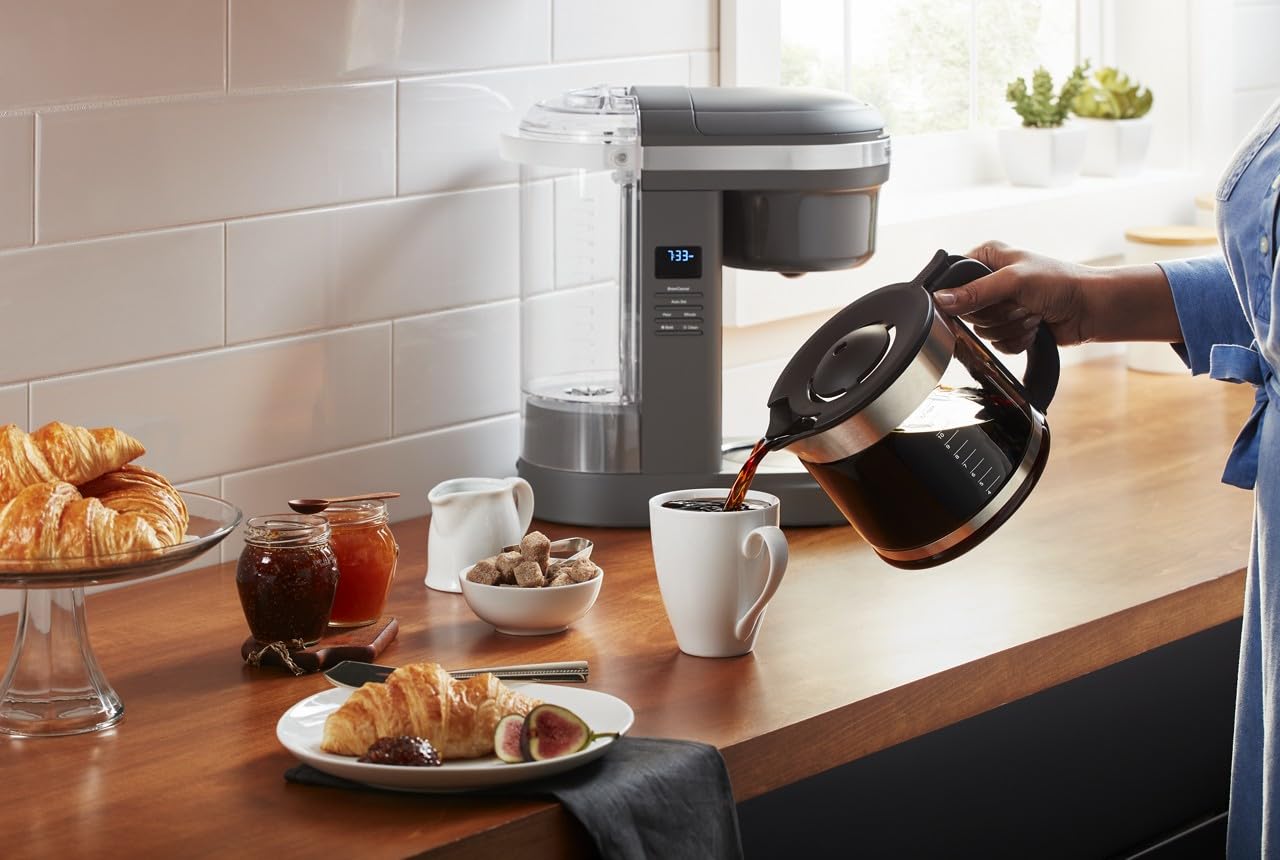 kitchenaid-12-cup-drip-coffee-maker-with-spiral-showerhead-kcm1208-programmable- image 4