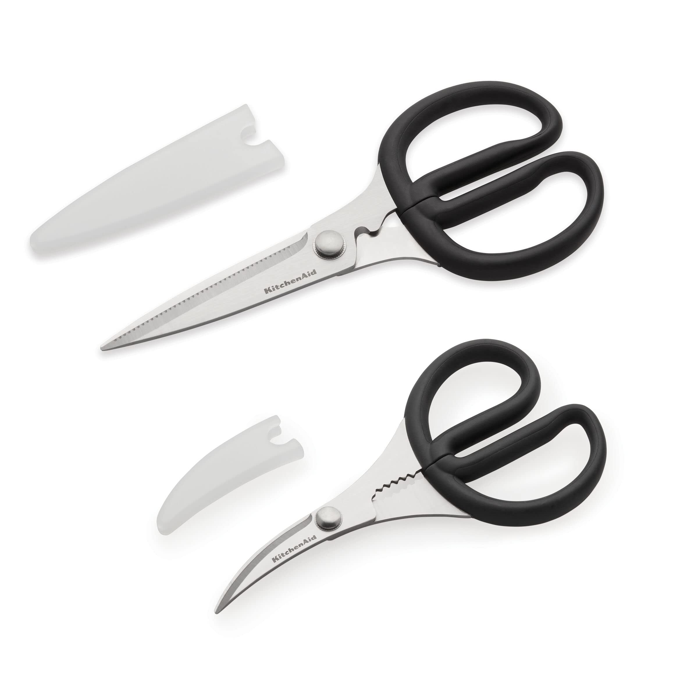 kitchenaid-stainless-steel-set-of-2-all-purpose-and-seafood-shears-with-soft-tou image 8