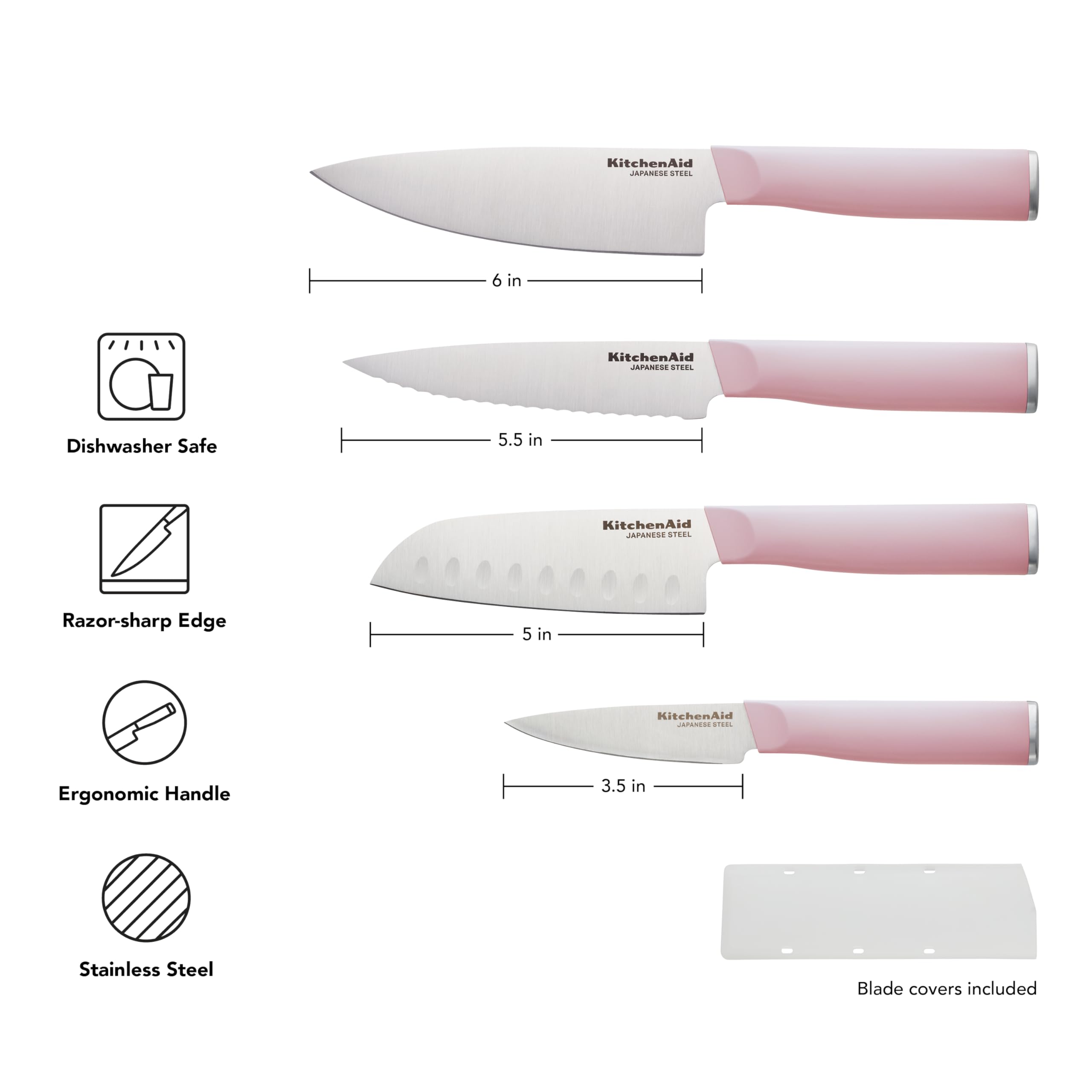 kitchenaid-4-piece-chef-knife-set-with-blade-covers-japanese-steel-dried-rose image 6