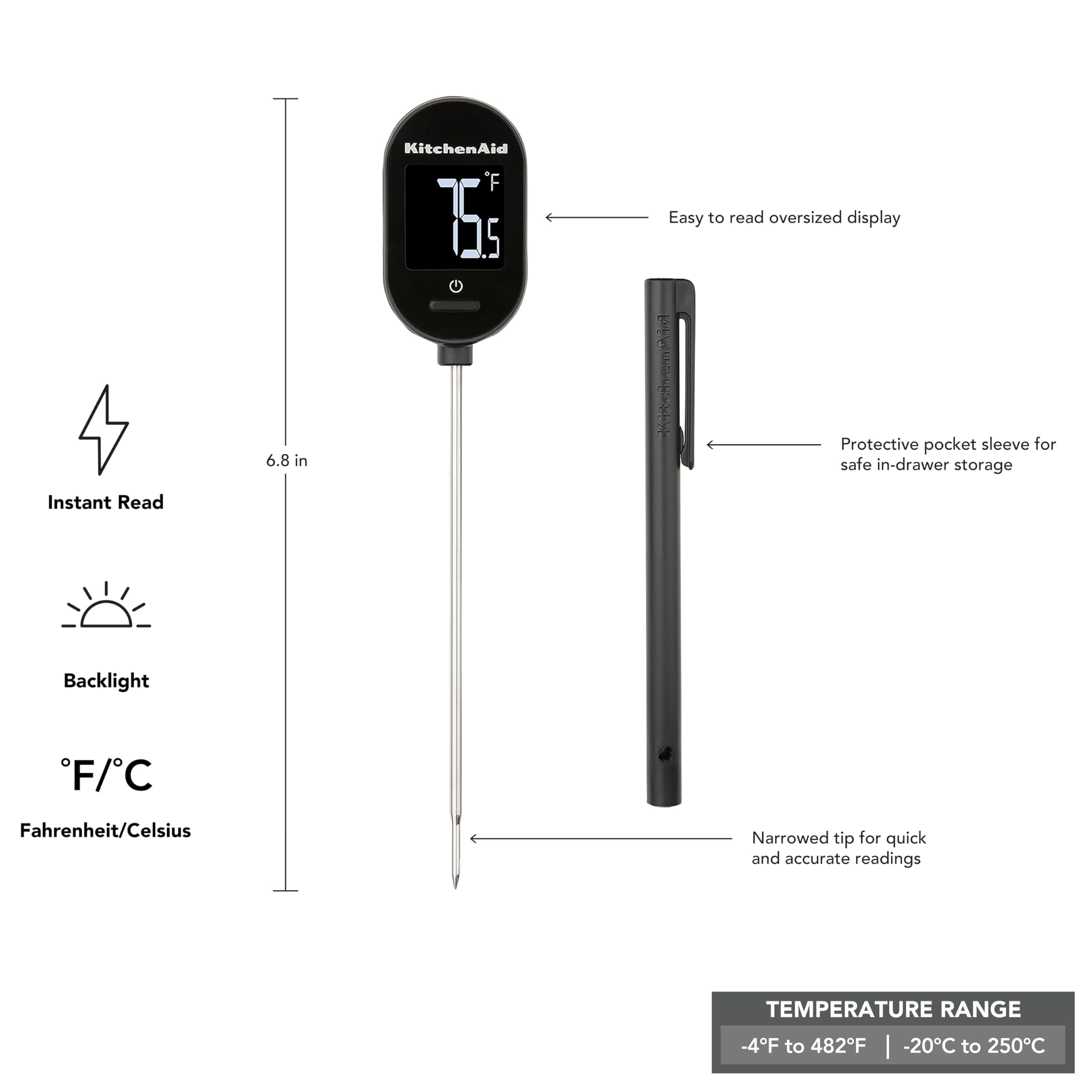 kitchenaid-kq910-backlit-instant-read-digital-food-thermometer-black image 2