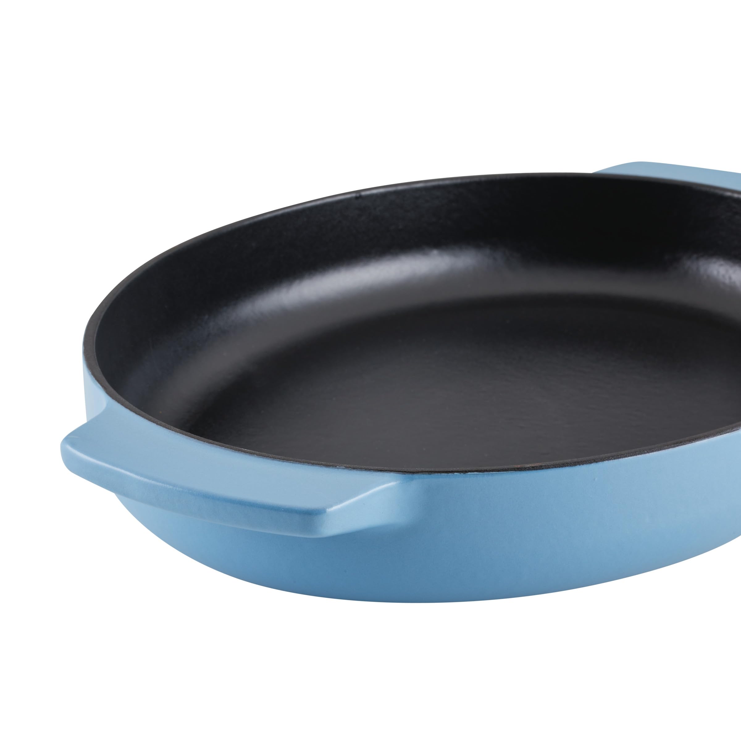kitchenaid-enameled-cast-iron-au-gratin-oval-roasting-pan-2-5-quart-blue-velvet image 8