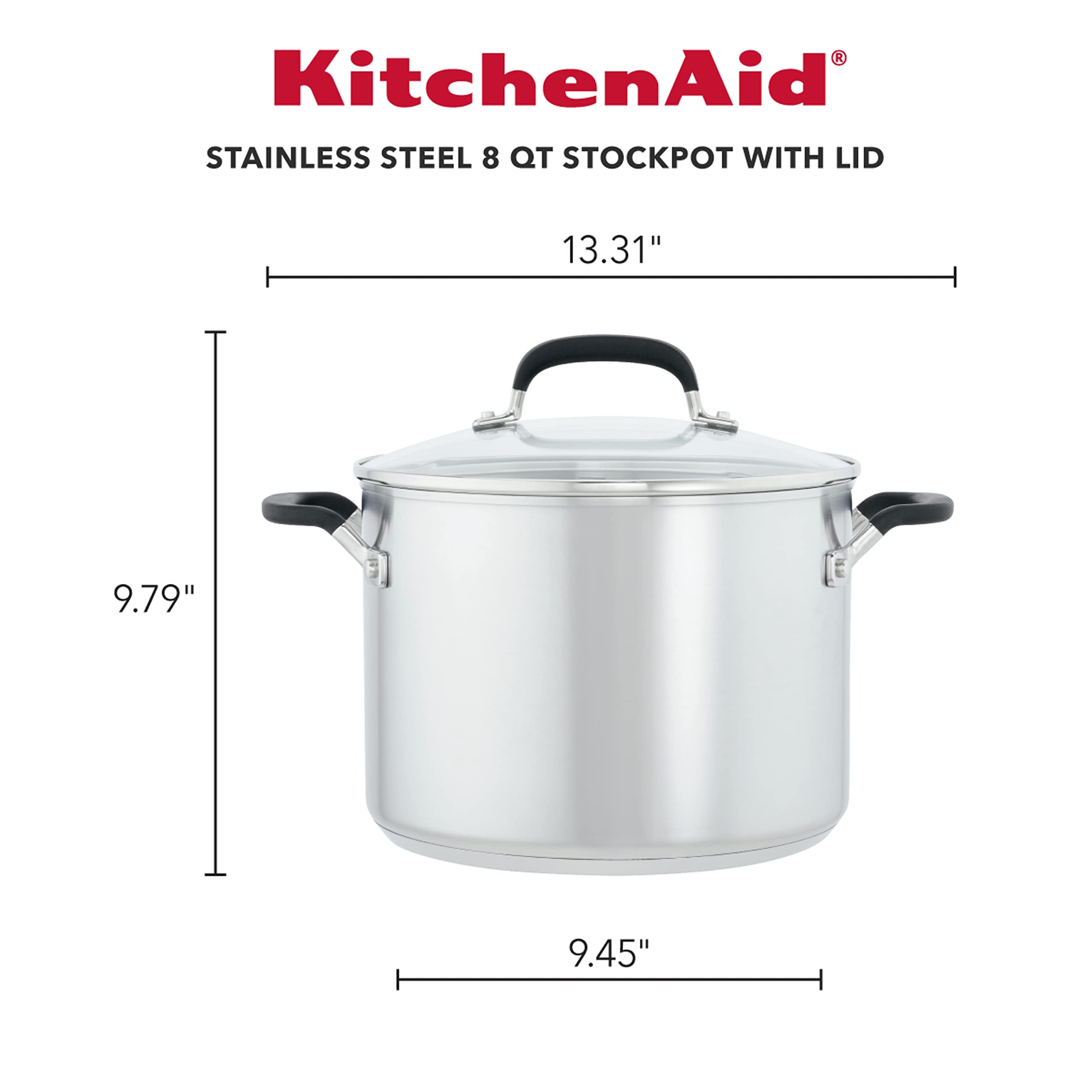 kitchenaid-stainless-steel-induction-stock-pot-with-lid-8-quart-brushed-stainles image 2