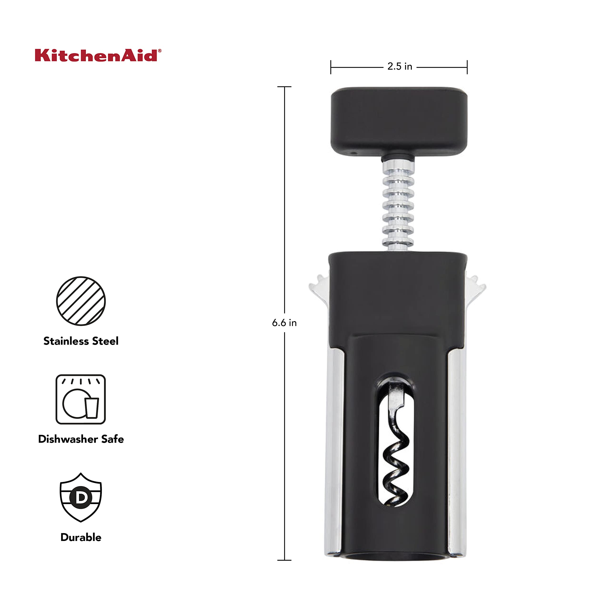 kitchenaid-winged-corkscrew-6-6-inch-black image 2