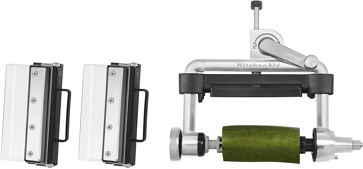 kitchenaid-vegetable-sheet-cutter-attachment-with-noodle-blade-ksm2sca-for-stand image 2