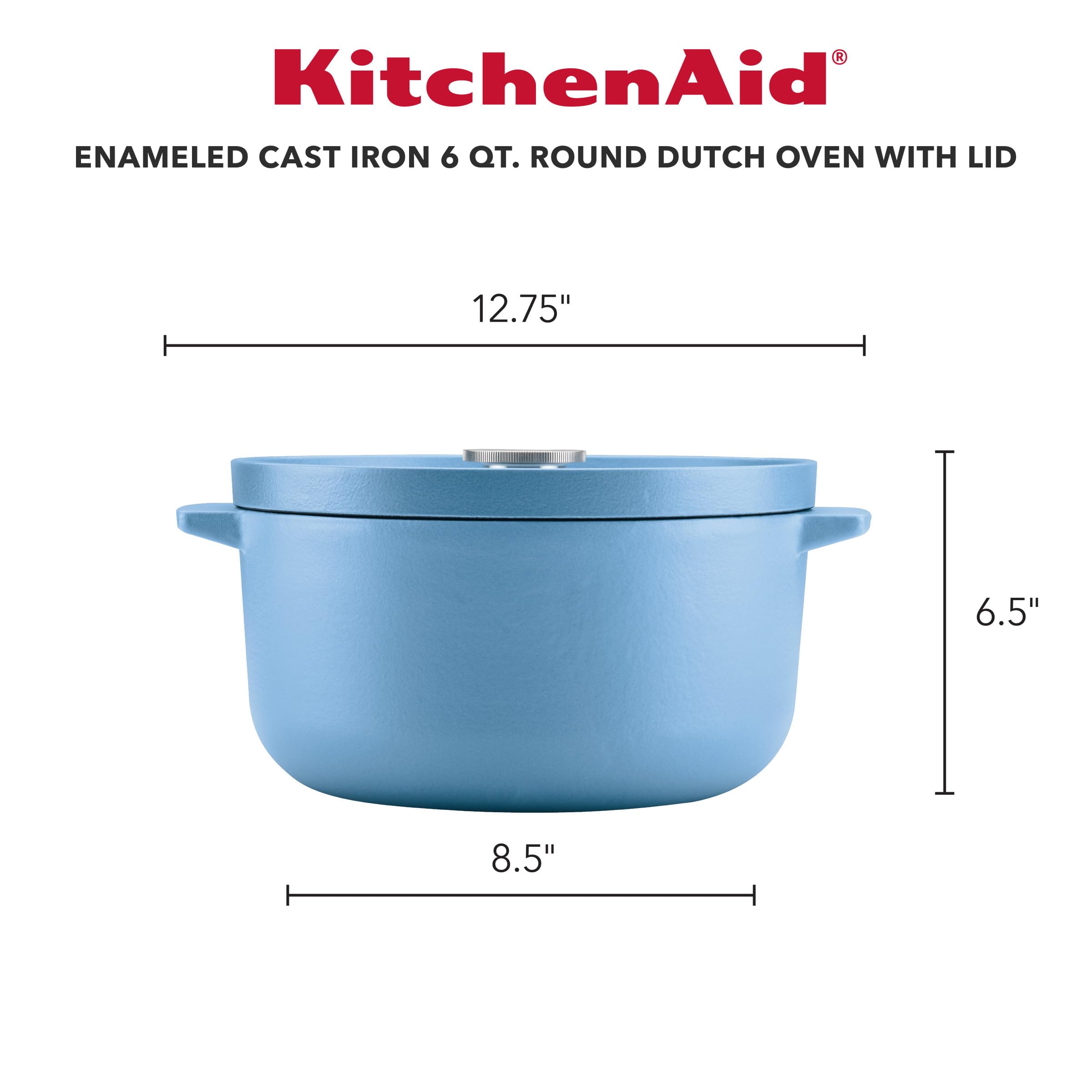 kitchenaid-enameled-cast-iron-dutch-oven-6-quart-blue-velvet image 2