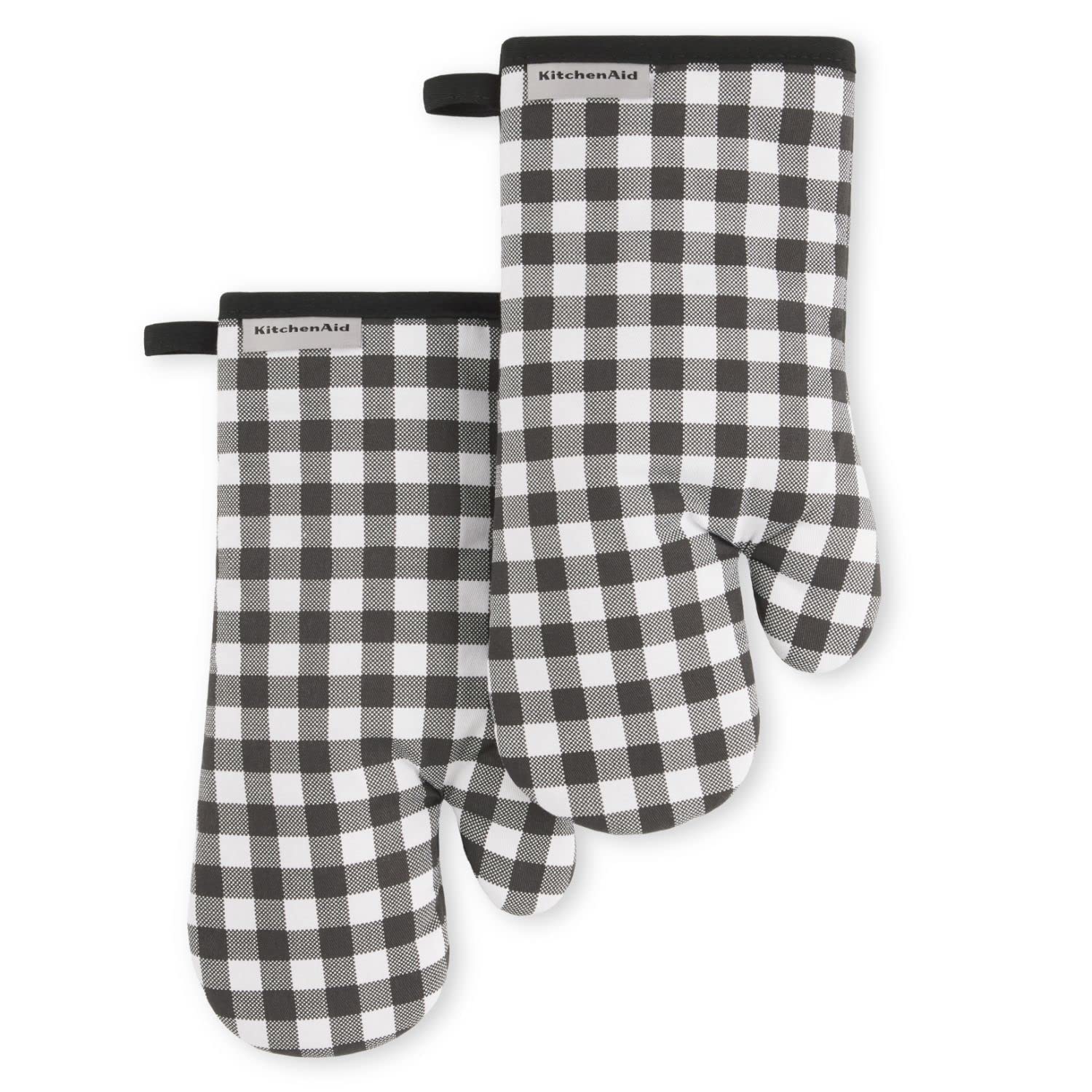 kitchenaid-gingham-oven-mitt-2-pack-passion-red-7-x13 image 6