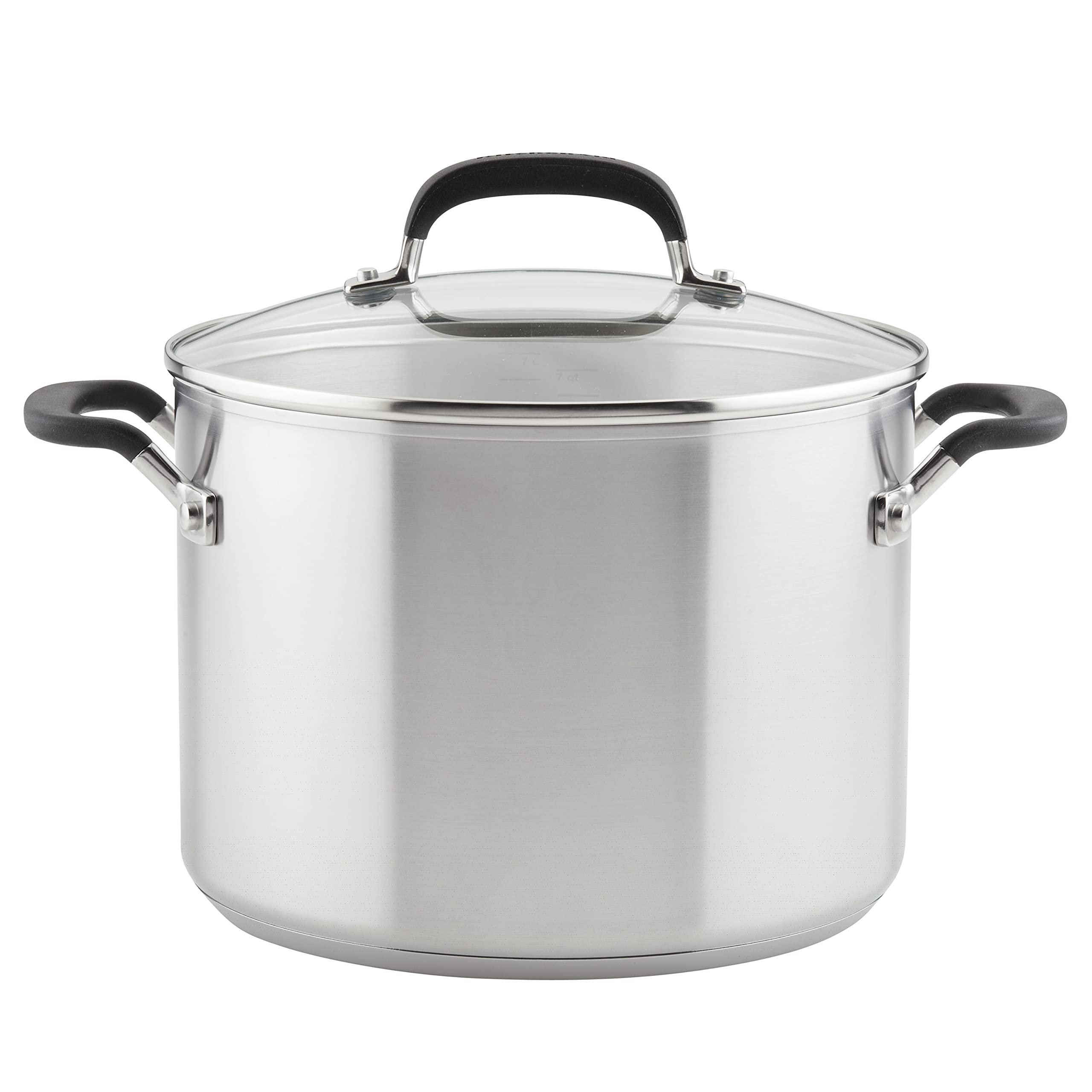 kitchenaid-stainless-steel-induction-stock-pot-with-lid-8-quart-brushed-stainles image 1