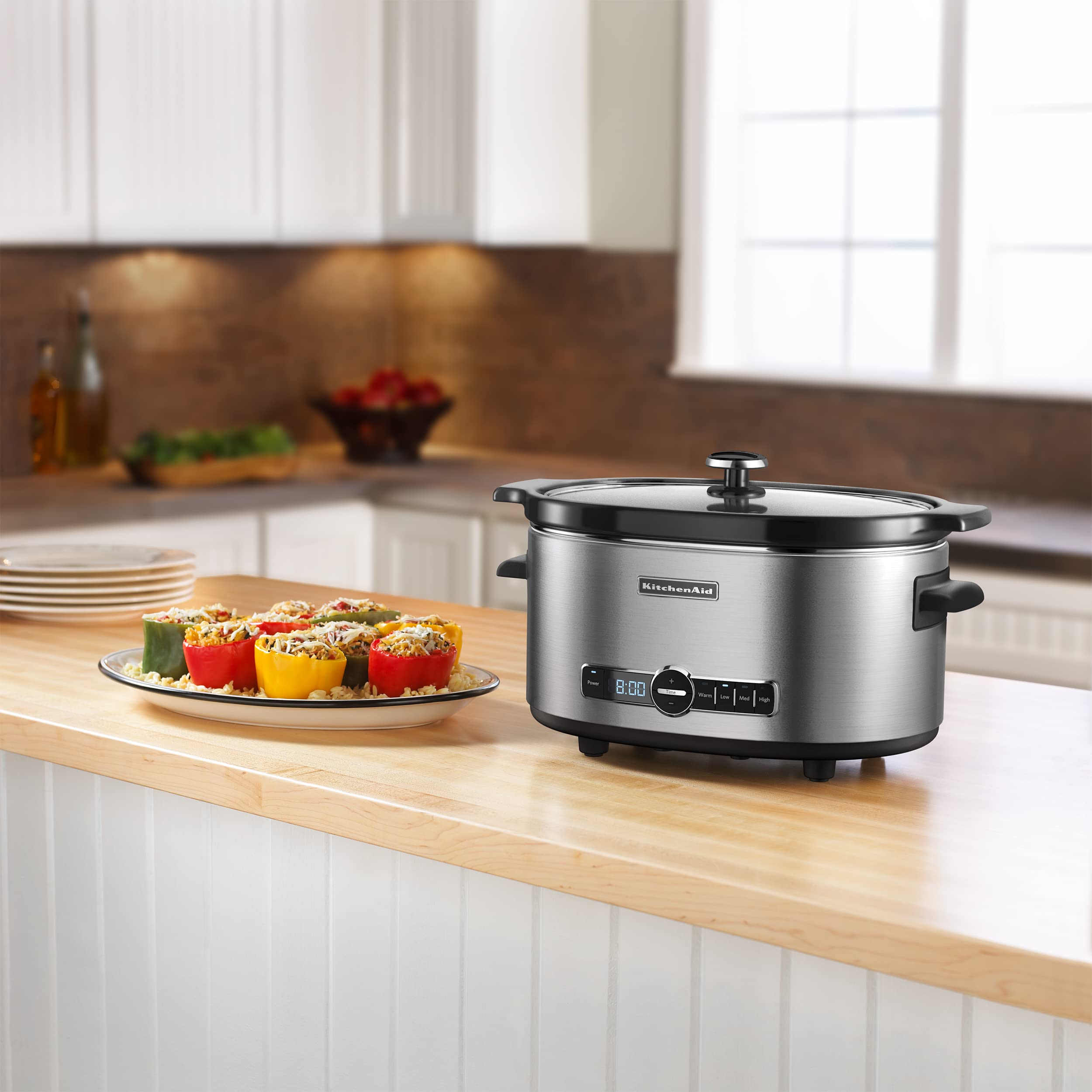 kitchenaid-6-quart-slow-cooker-with-solid-glass-lid-ksc6223 image 3