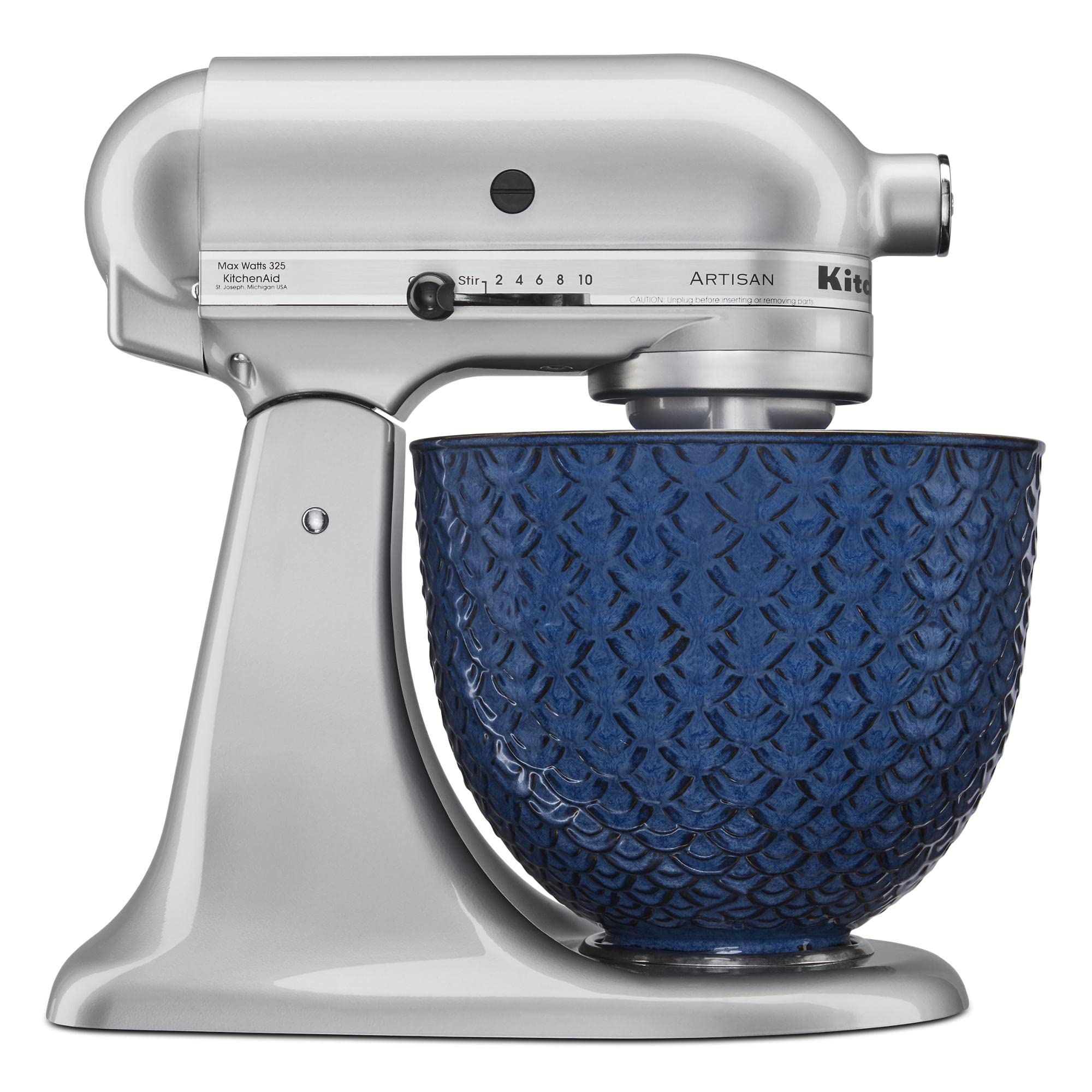 kitchenaid-5-quart-ceramic-bowl-for-tilt-head-stand-mixers-blue-mermaid-lace image 3