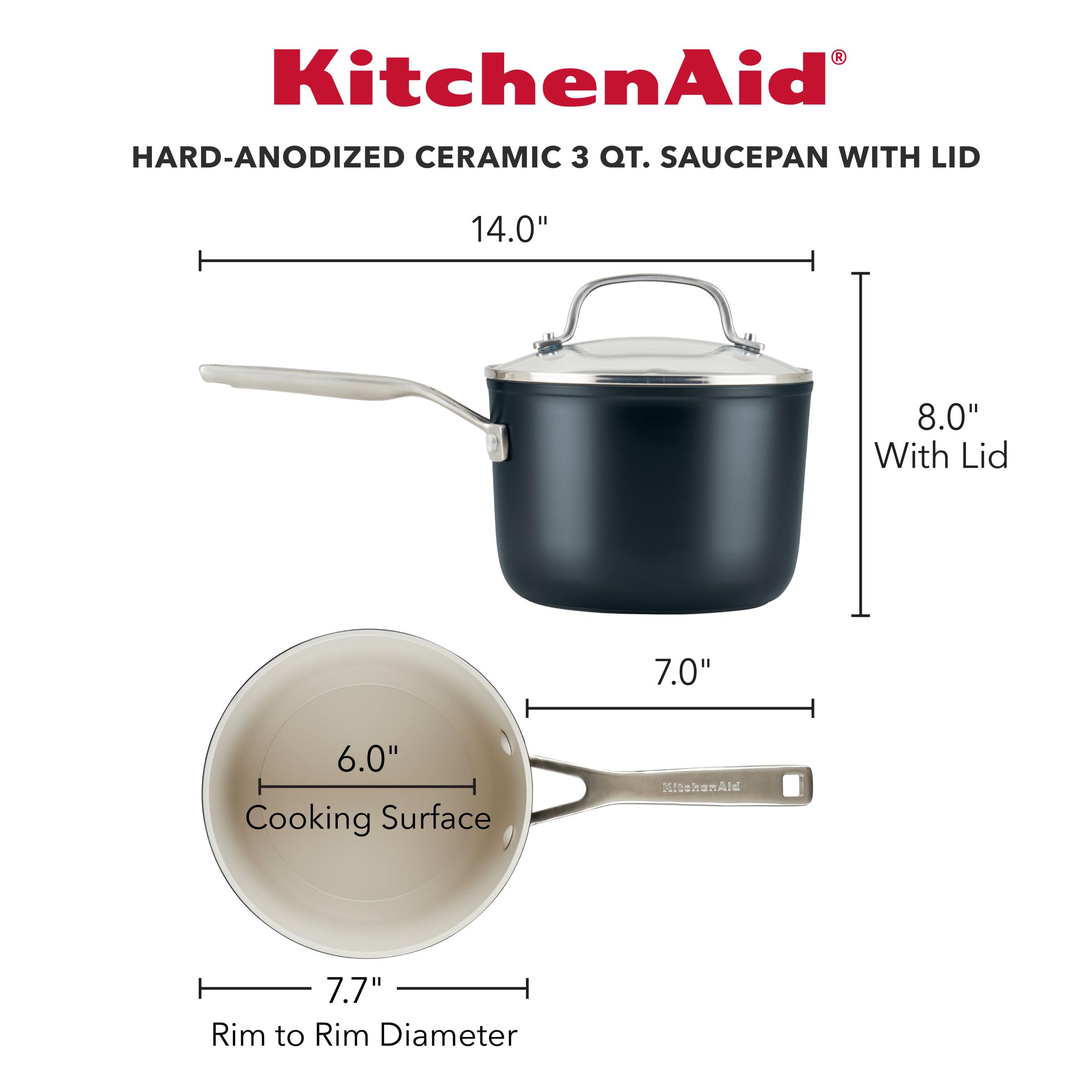 kitchenaid-hard-anodized-ceramic-nonstick-sauce-pan-with-lid-3-quart-matte-black image 2