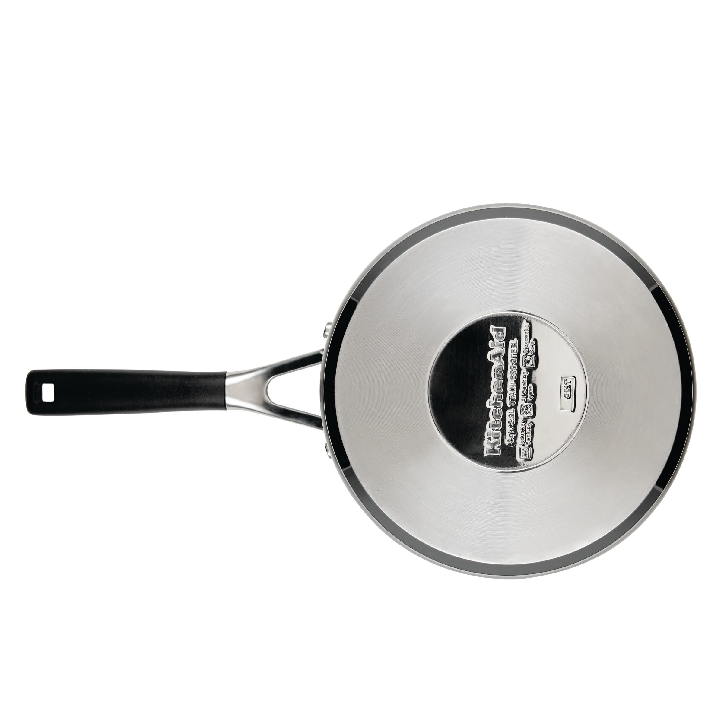 kitchenaid-3-quart-brushed-stainless-steel-induction-saucepan-with-lid image 7