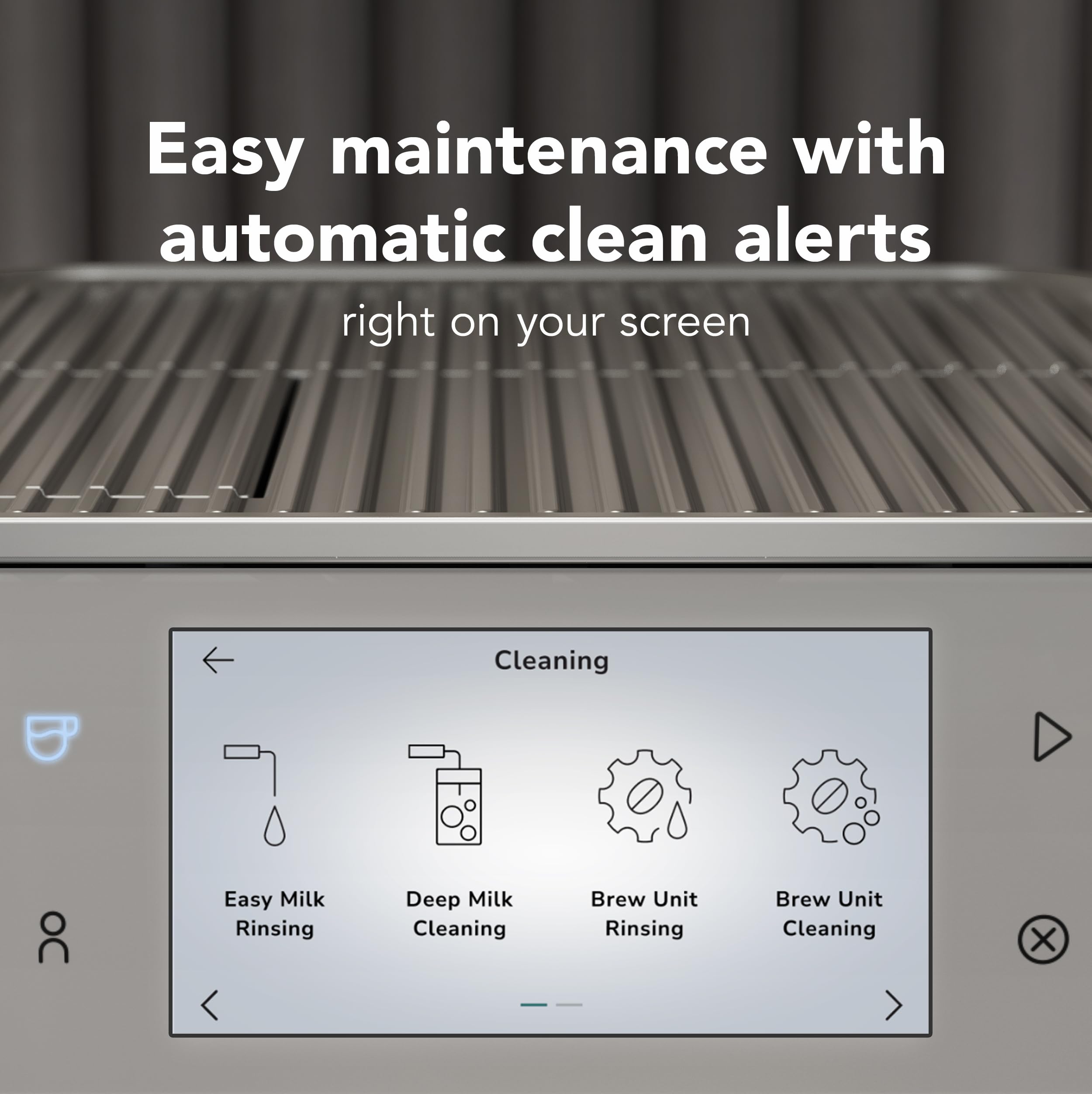 kitchenaid-fully-automatic-espresso-machine-kf8-with-milk-attachment-plant-based image 8