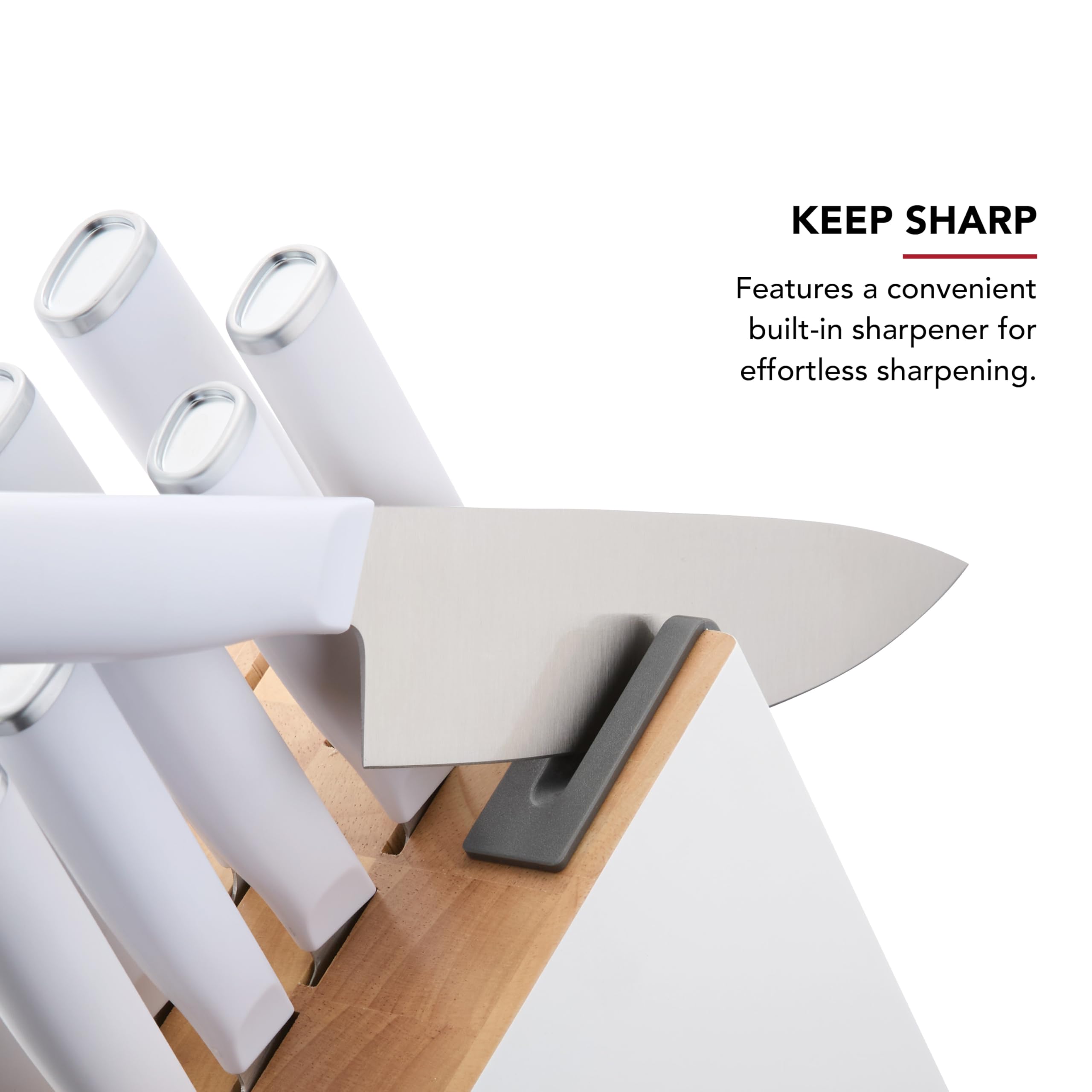 kitchenaid-classic-slim-knife-block-set-with-built-in-sharpener-14-piece-white image 8