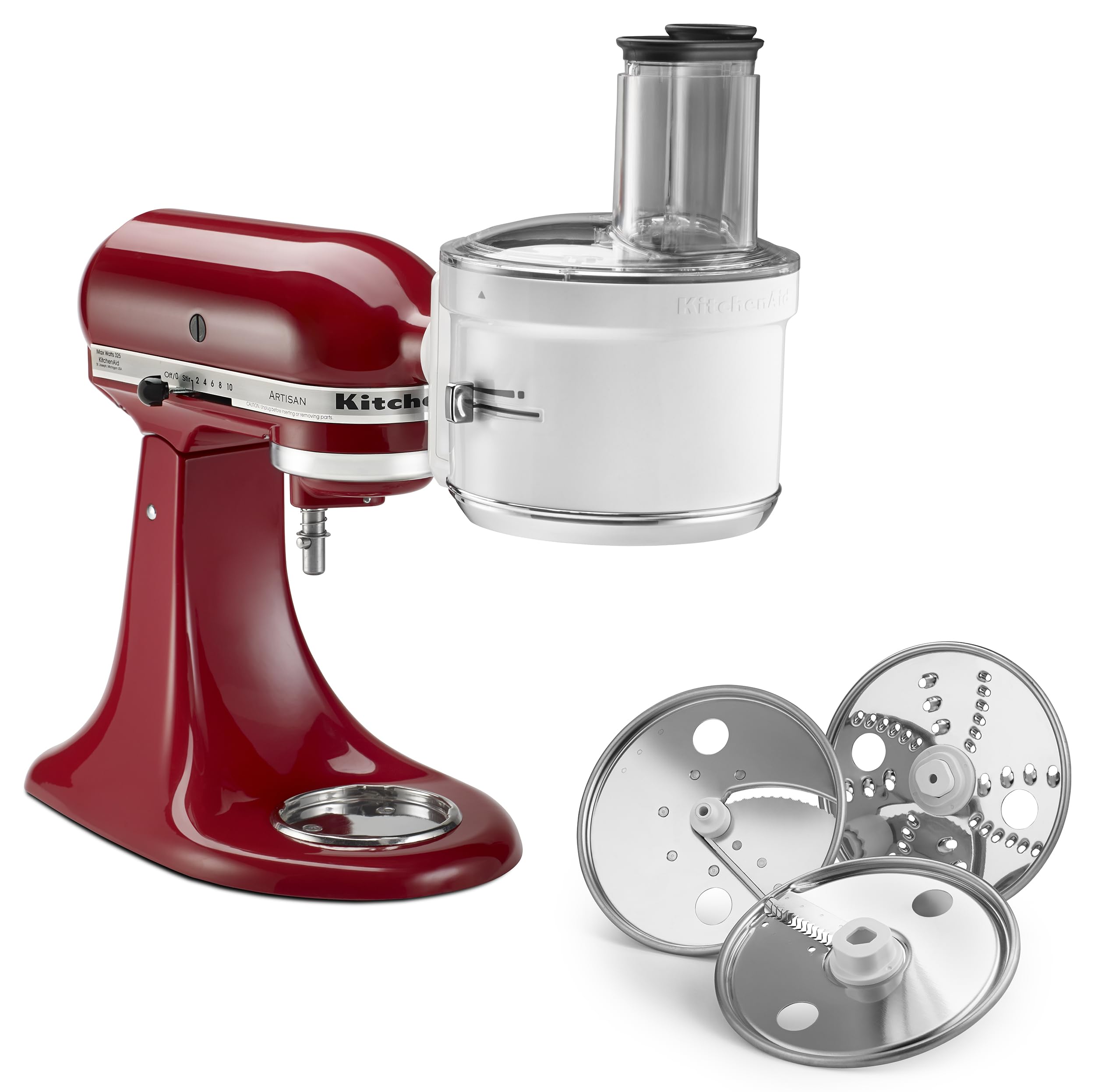 kitchenaid-food-processor-attachment-ksm1fpa-for-stand-mixers-slicing-shredding- image 4