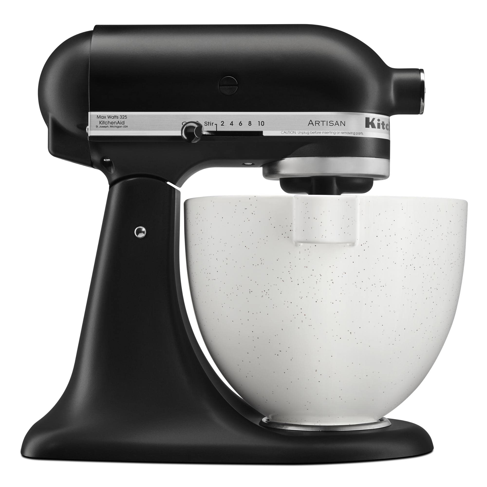 kitchenaid-5-quart-ceramic-bowl-for-tilt-head-stand-mixers-ksm2cb5pss-speckled-s image 3