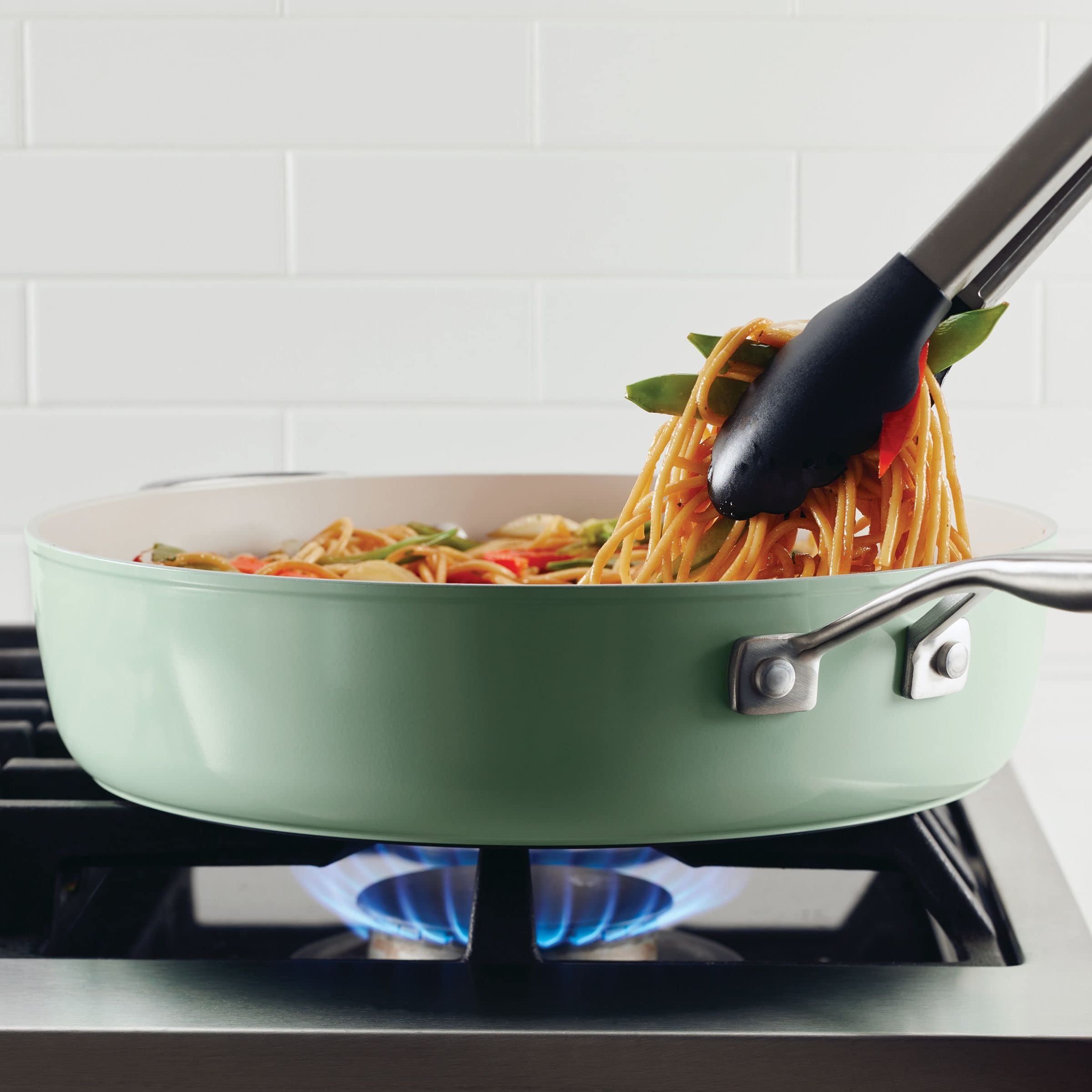 kitchenaid-hard-anodized-ceramic-nonstick-saut-pan-with-lid-5-quart-pistachio image 7